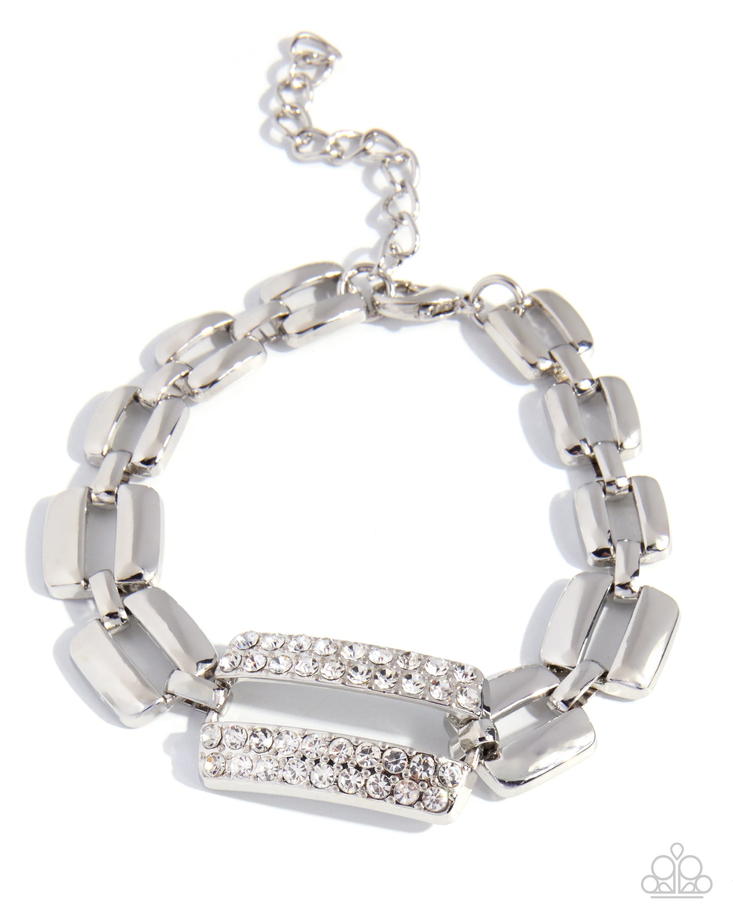 Elaborately Enough - white - Paparazzi bracelet