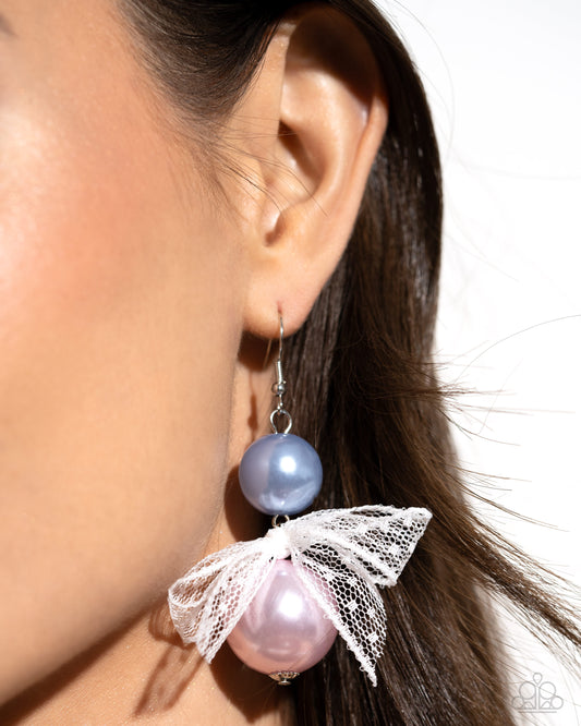 Elegance Ease - multi - Paparazzi earrings