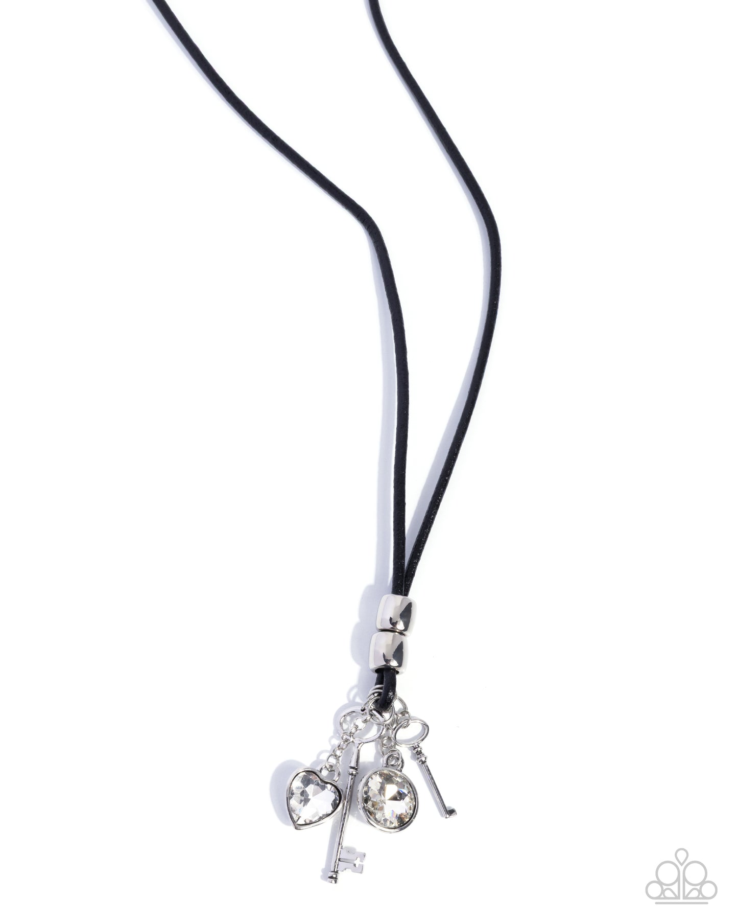 Elegance Unlocked - black - Paparazzi necklace