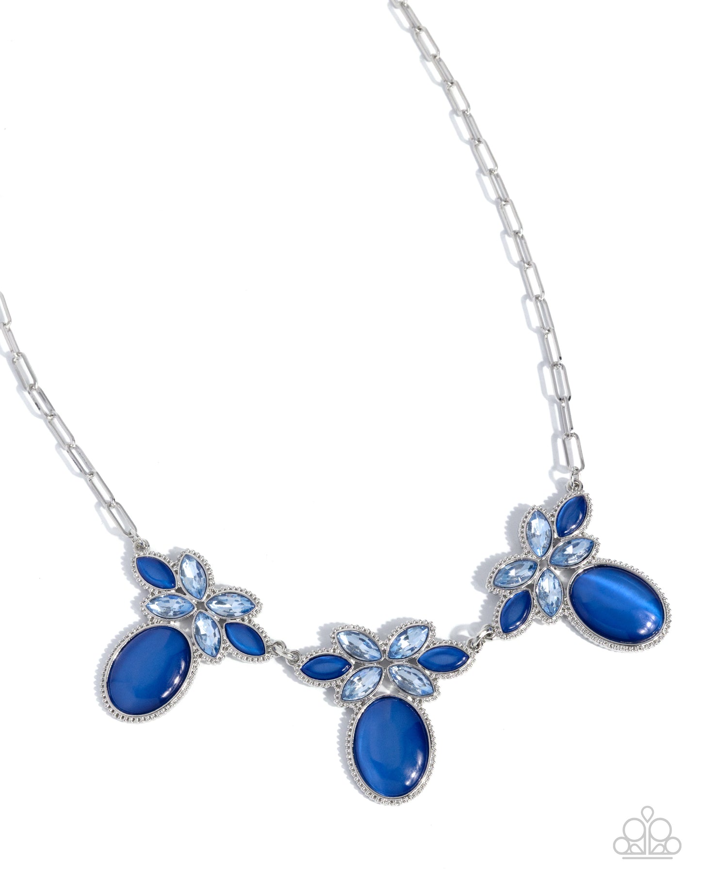 Elegant Emphasis - blue - Paparazzi necklace