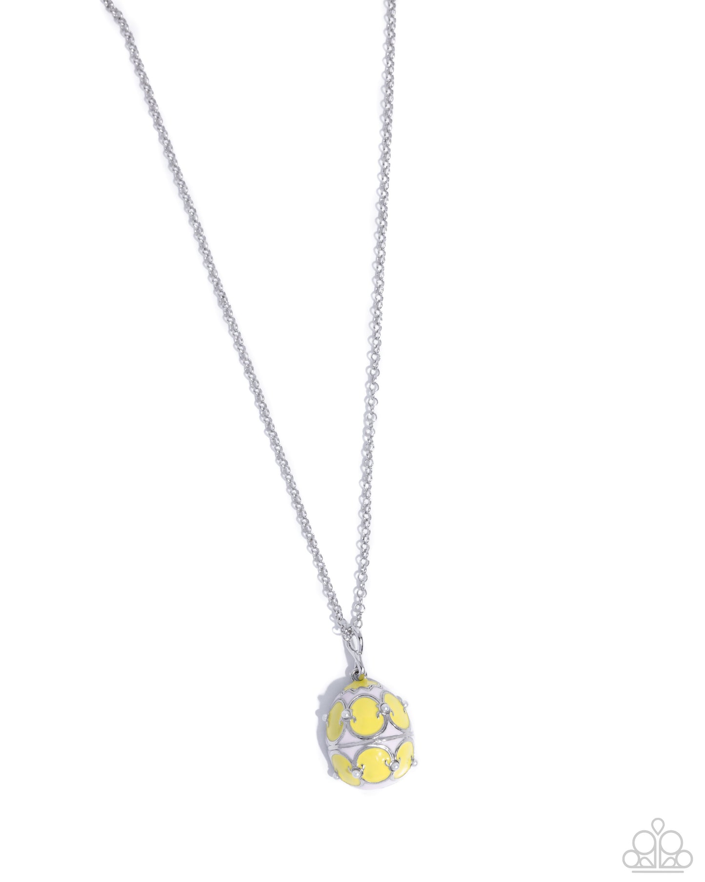 Elevated Easter - yellow - Paparazzi necklace