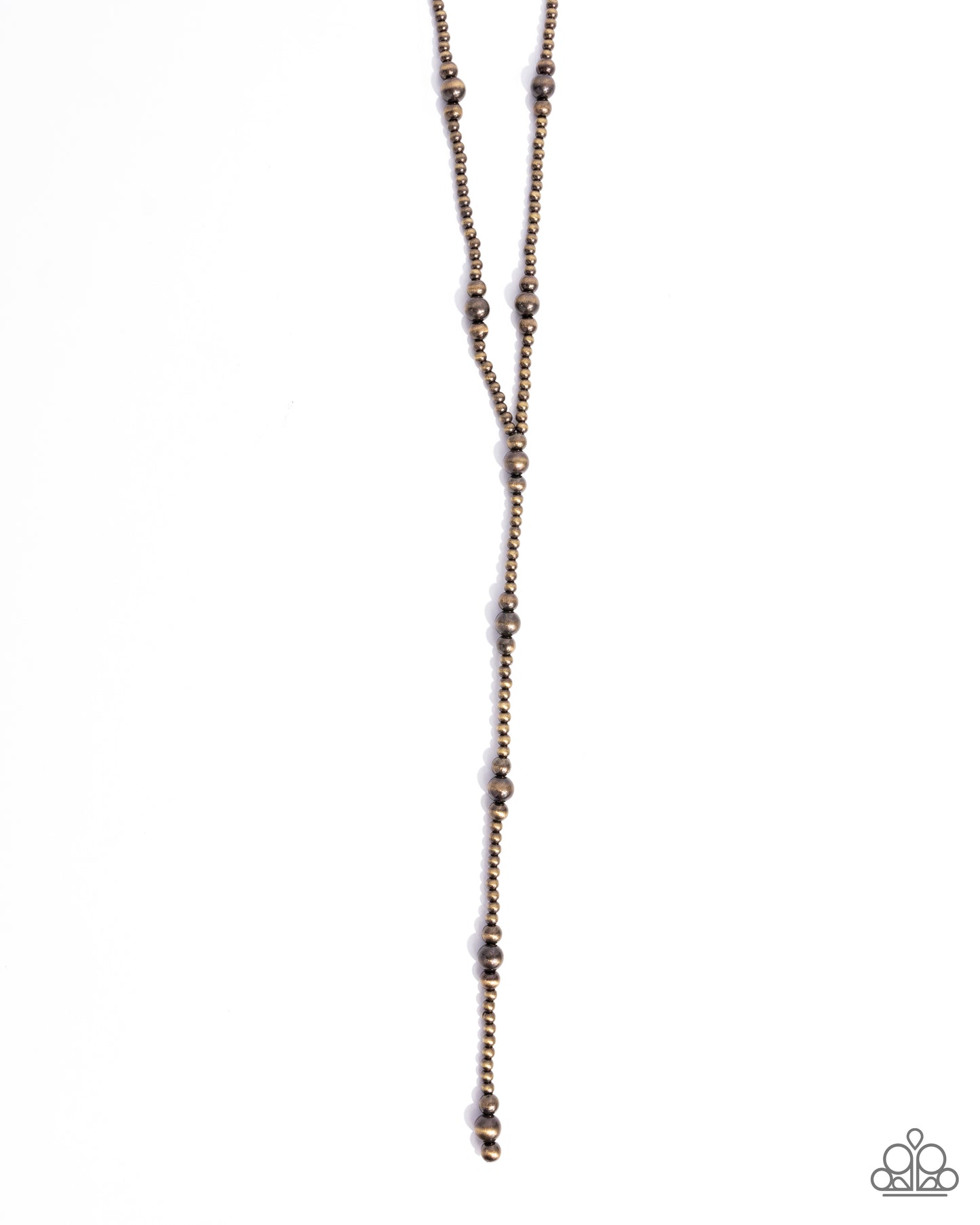 Elongated Element - brass - Paparazzi necklace