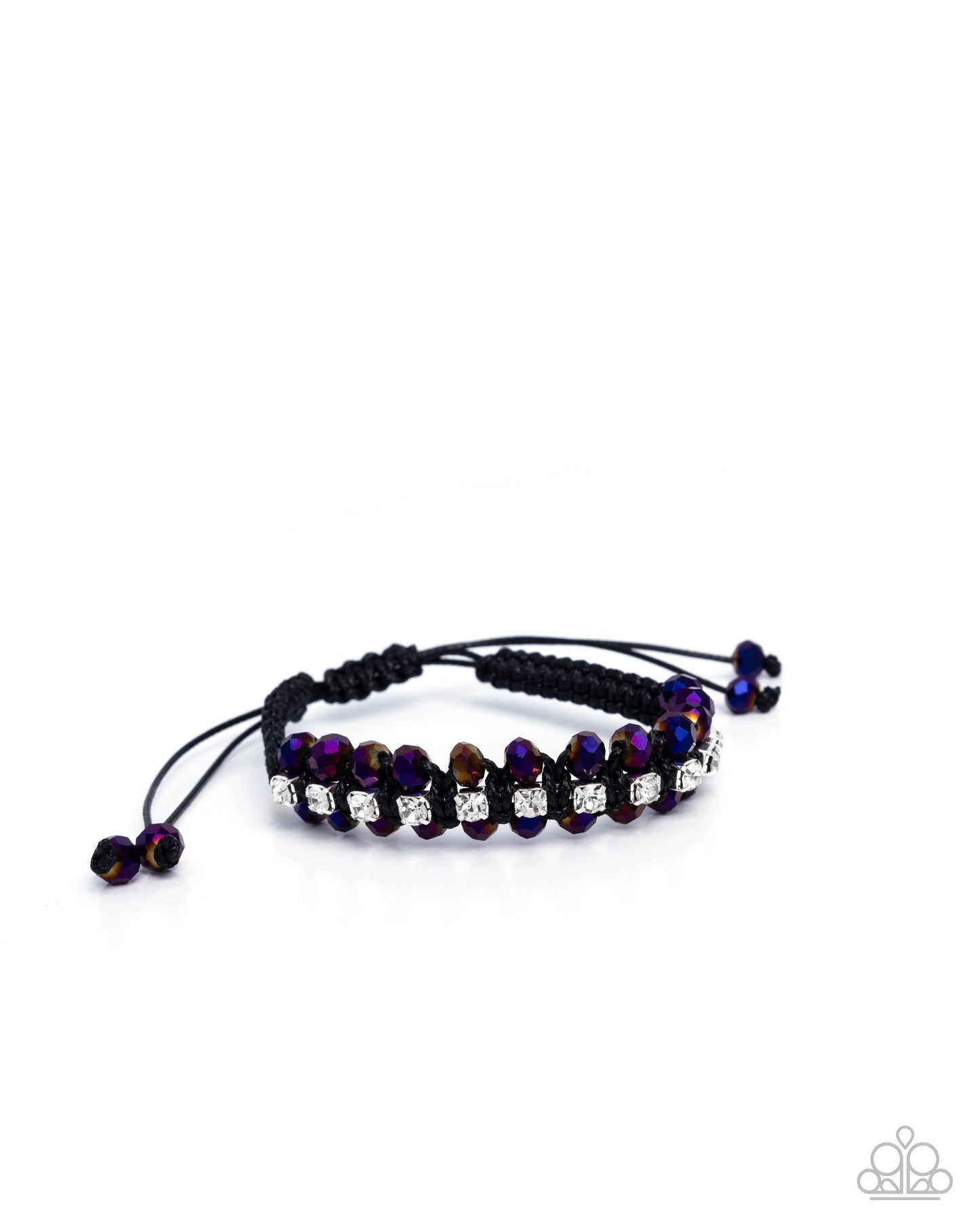 Embedded Effervescence - purple - Paparazzi bracelet