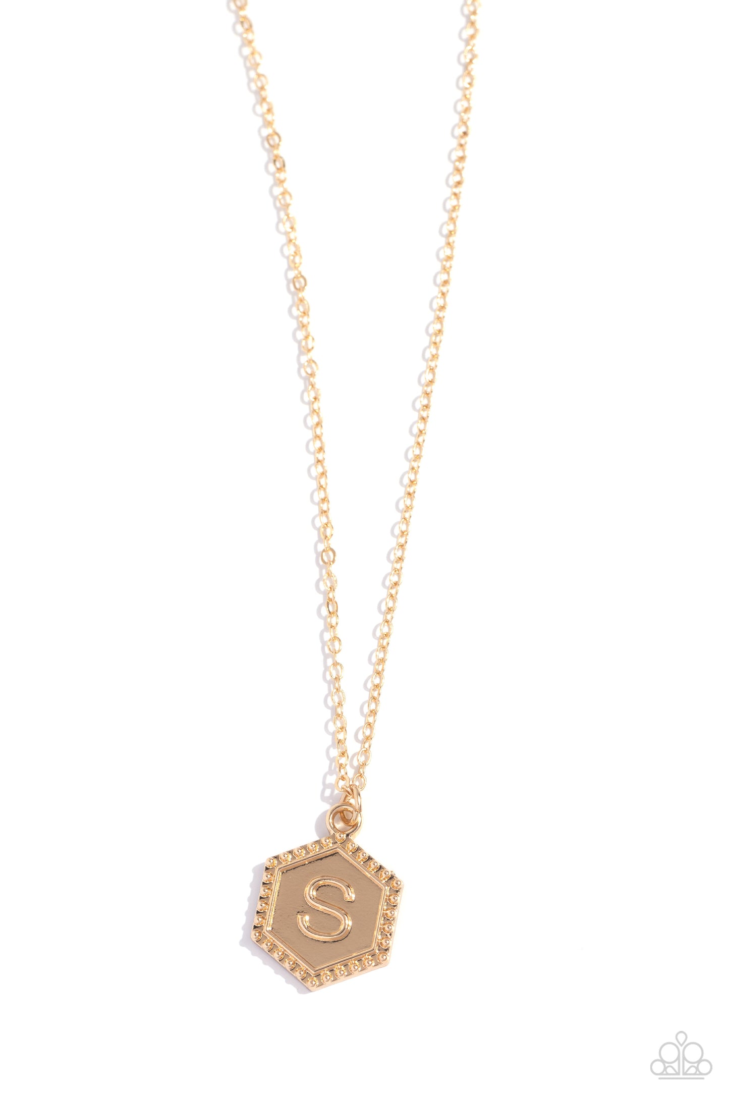Emblematic Elegance - gold - S - Paparazzi necklace