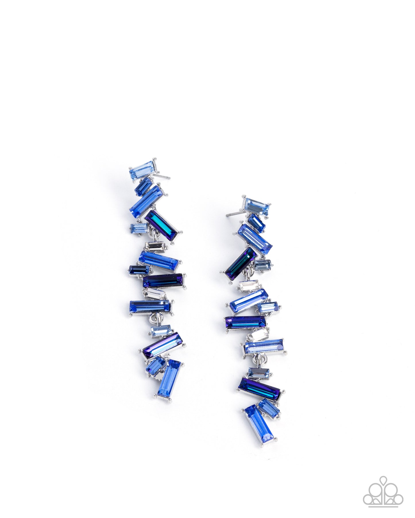 Emerald Empire - blue - Paparazzi earrings