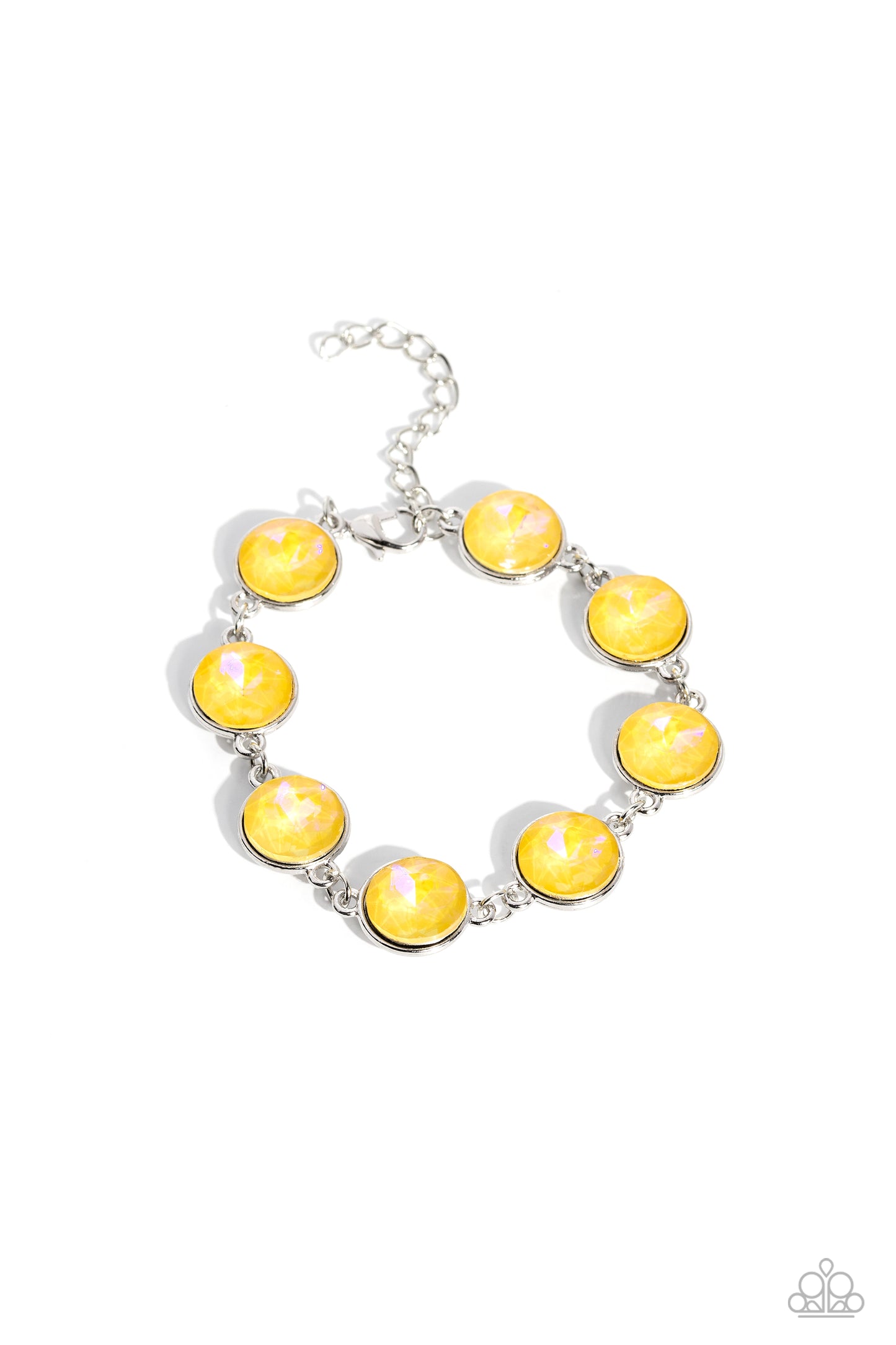 Enchanted Emblems - yellow - Paparazzi bracelet
