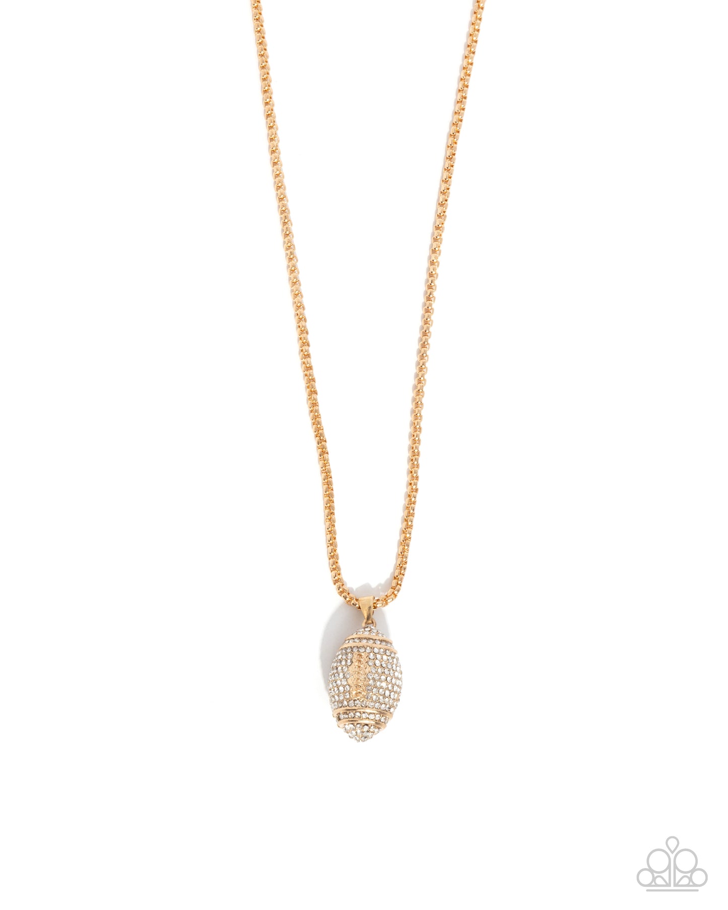 End Zone Elegance - gold - Paparazzi necklace