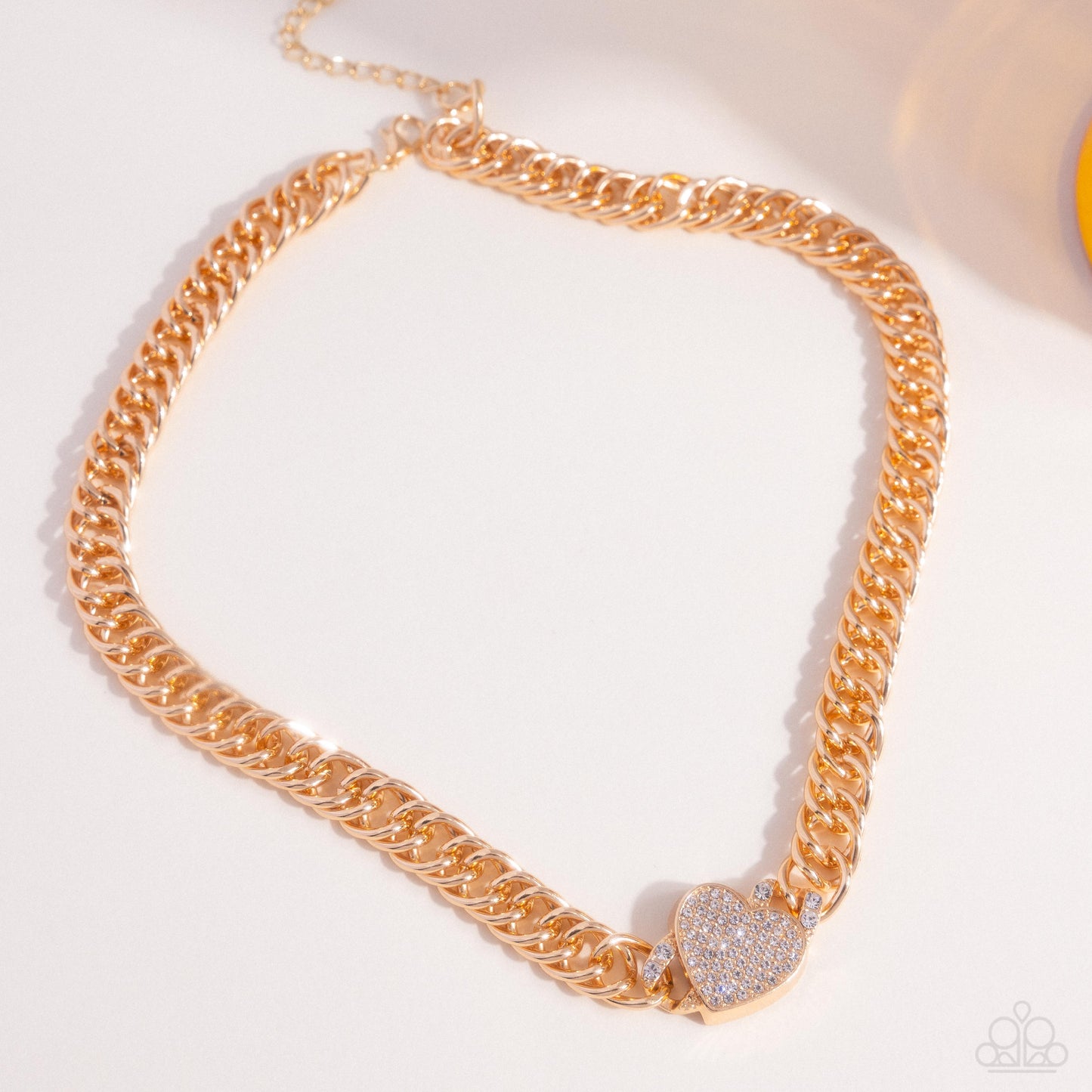 Endearing Edge - gold - Paparazzi necklace