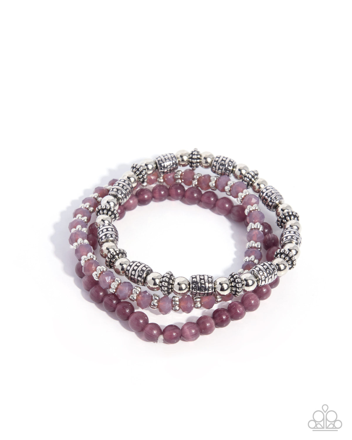 Endearing Expedition - purple - Paparazzi bracelet