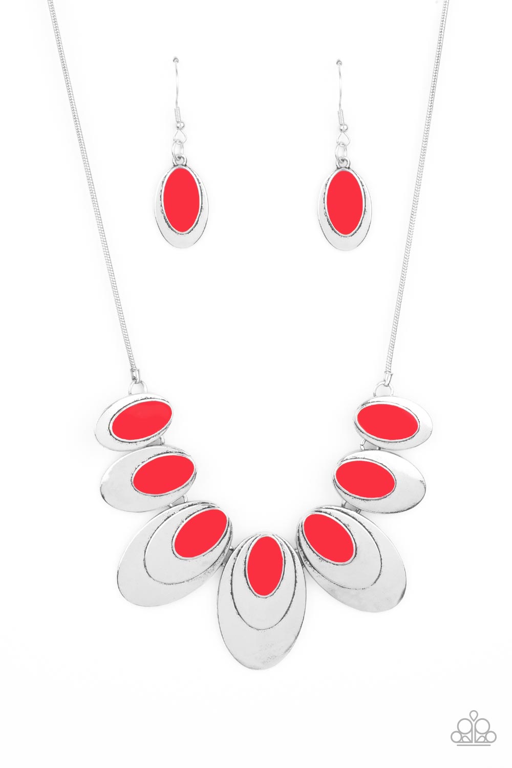 Endless Eclipse - red - Paparazzi necklace