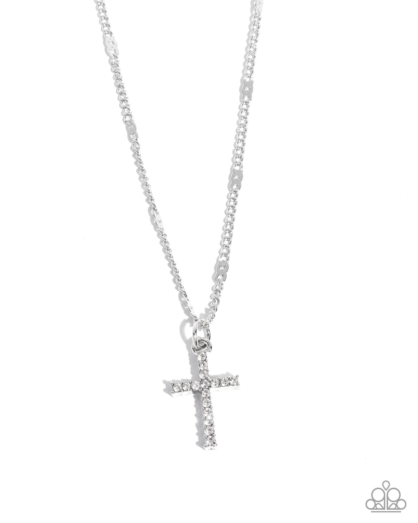 Endless Faith - white - Paparazzi necklace