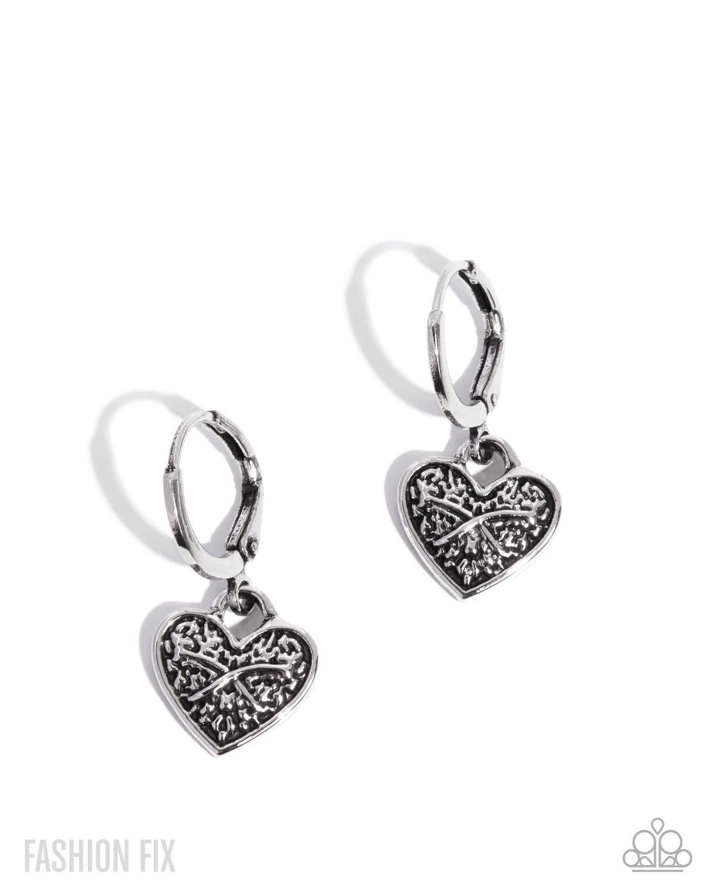 Enduring Effort - silver - Paparazzi earrings