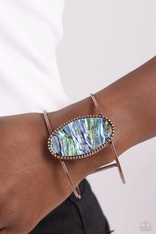 Enigmatic Energy - copper - Paparazzi bracelet
