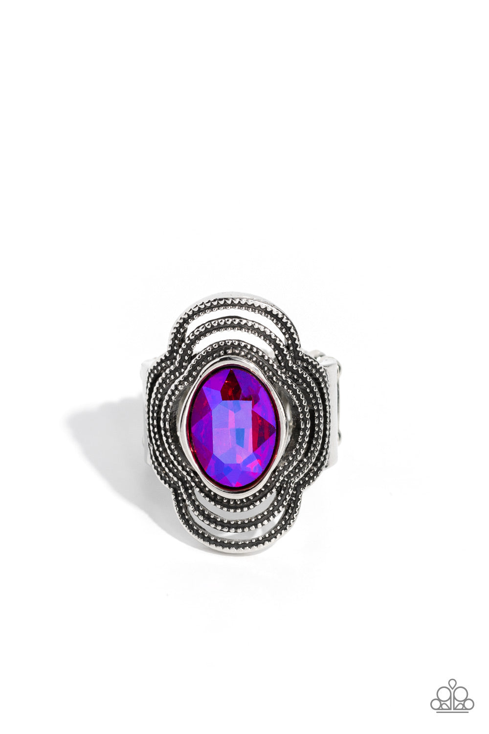 Entrancing Edge - pink - Paparazzi ring