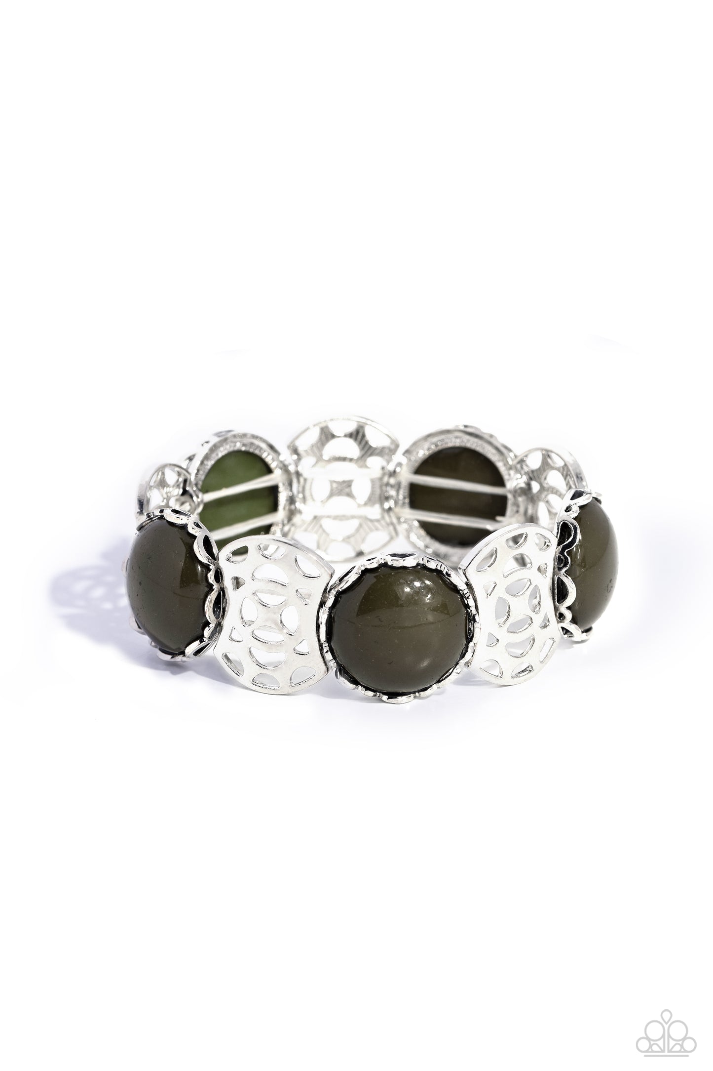 Ethereal Excursion - green - Paparazzi bracelet