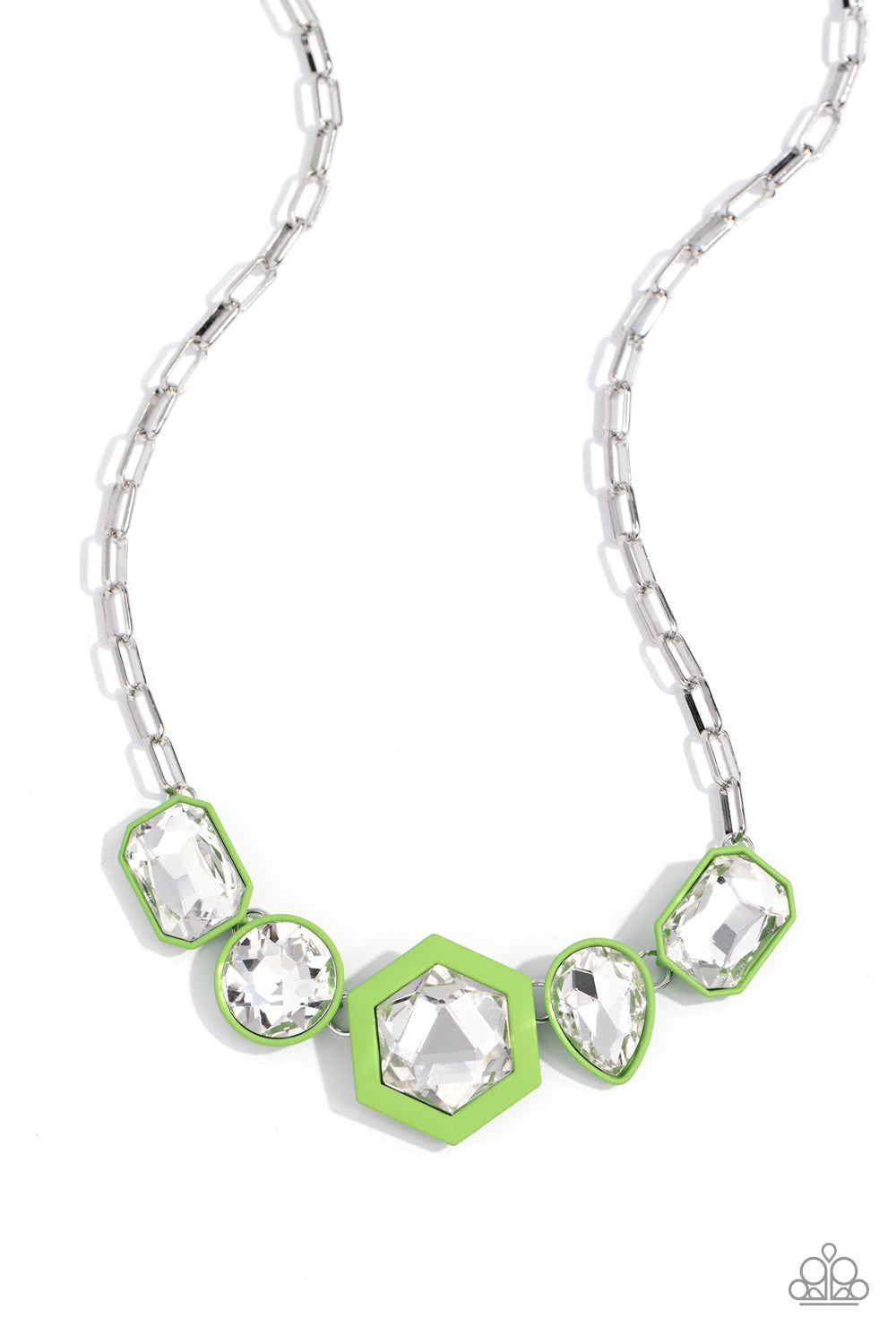 Evolving Elegance - green - Paparazzi necklace
