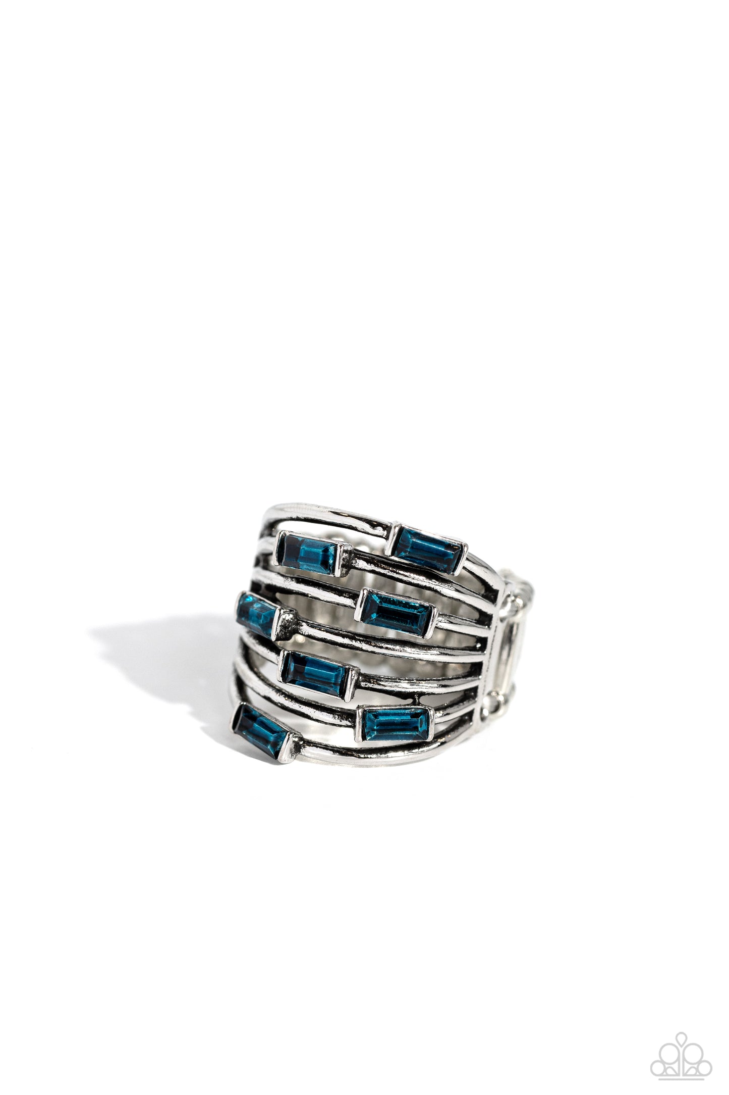 Exceptional Edge - blue - Paparazzi ring