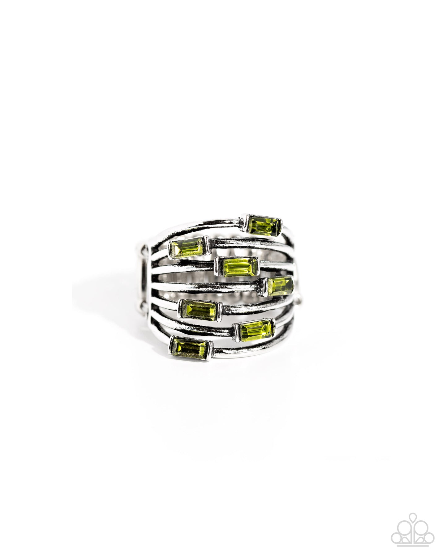 Exceptional Edge - green - Paparazzi ring