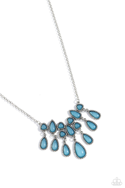 Exceptionally Ethereal - blue - Paparazzi necklace