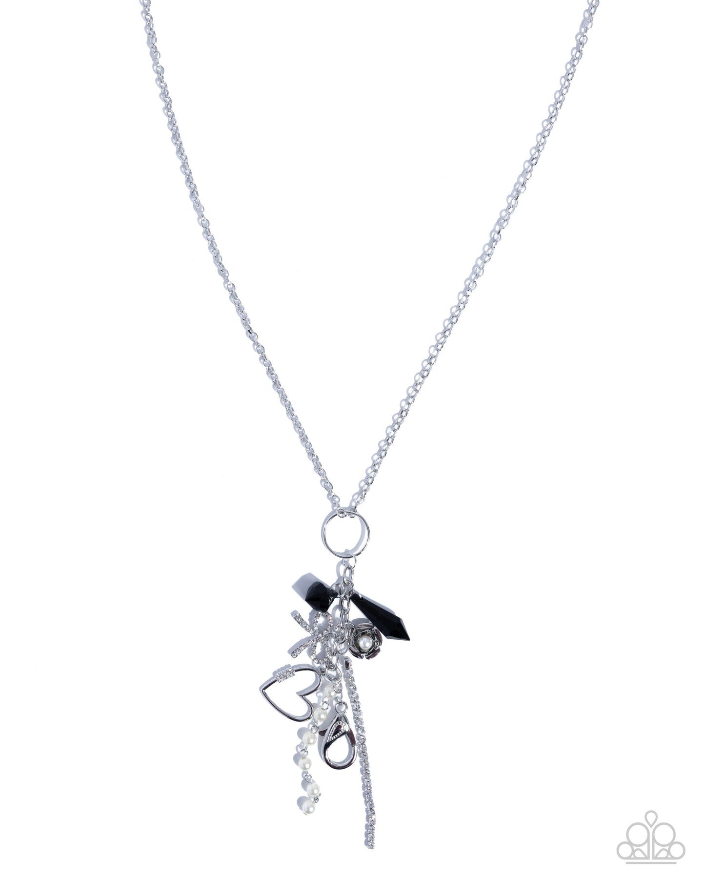 Excessive Effulgence - black - Paparazzi LANYARD necklace