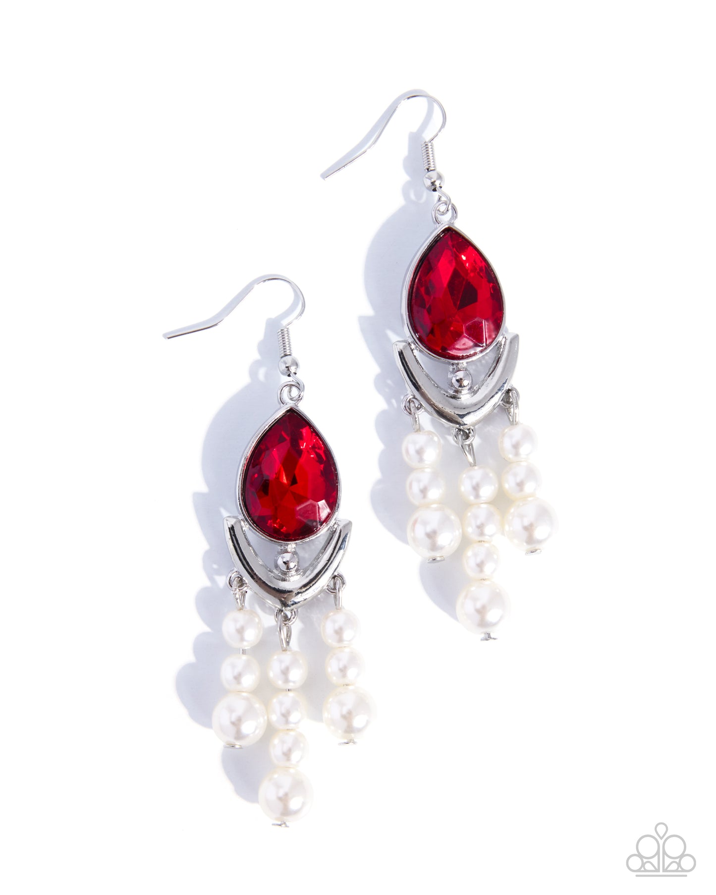 Exquisite Element - red - Paparazzi earrings