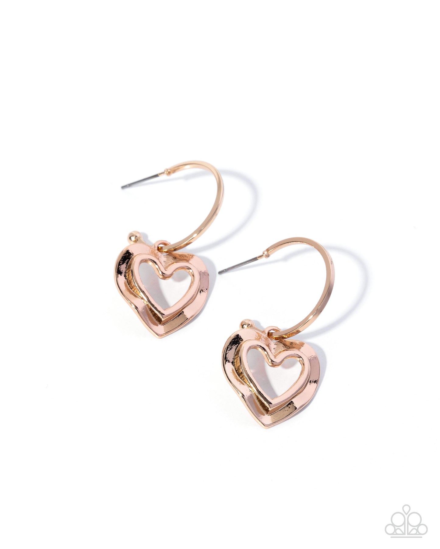 Extraordinary Eternity - gold - Paparazzi earrings