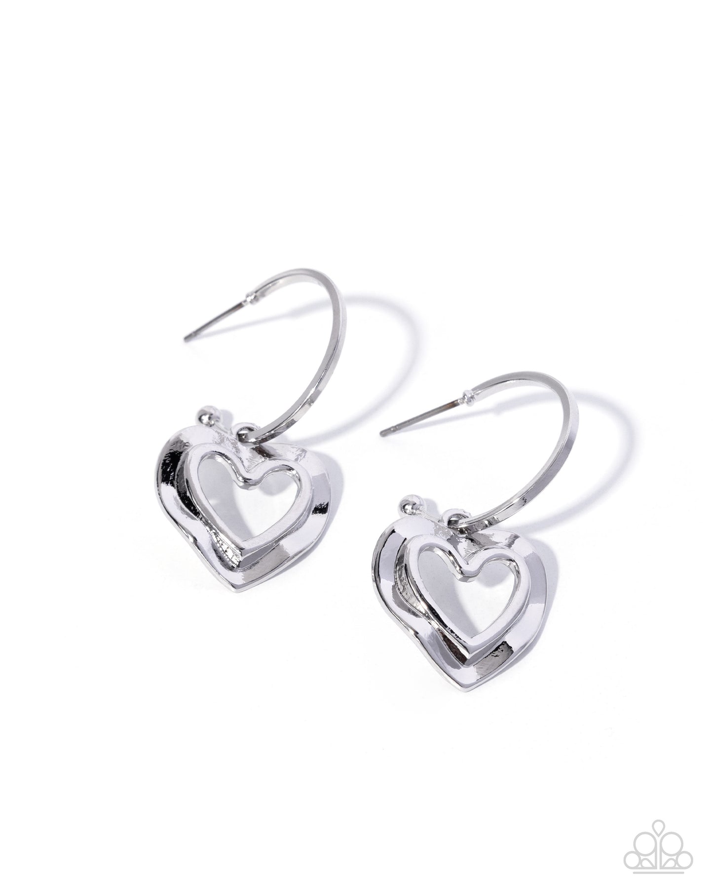 Extraordinary Eternity - silver - Paparazzi earrings