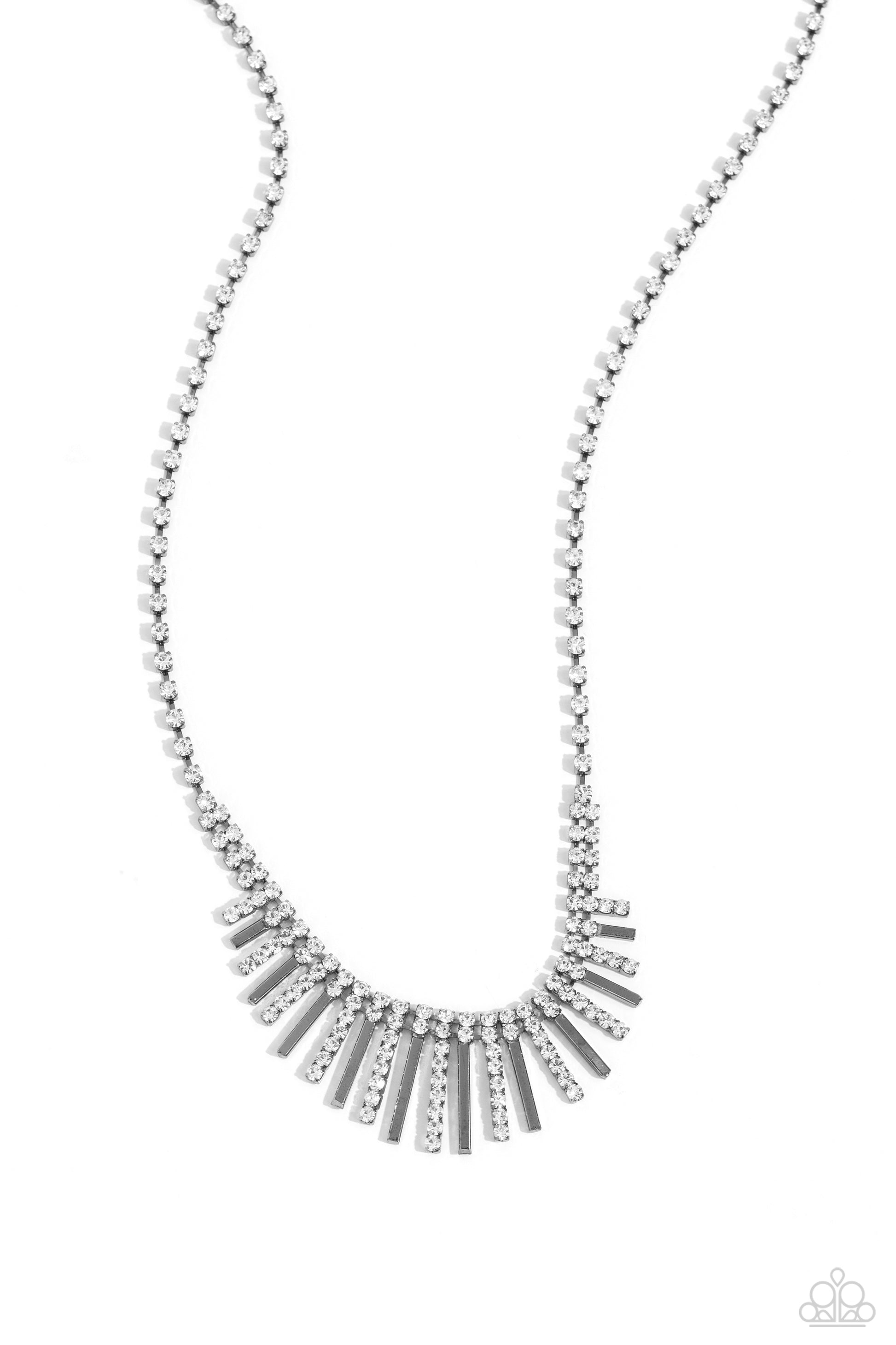 FLARE to be Different - black - Paparazzi necklace