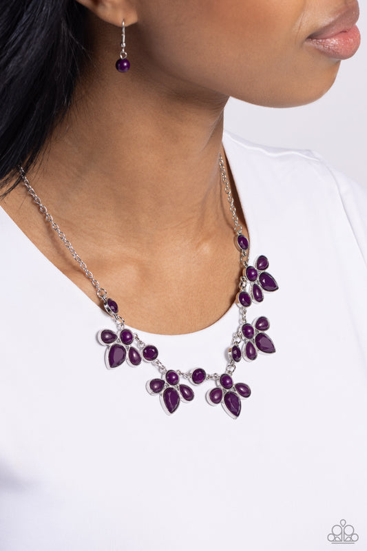 FROND-Runner Fashion - purple - Paparazzi necklace