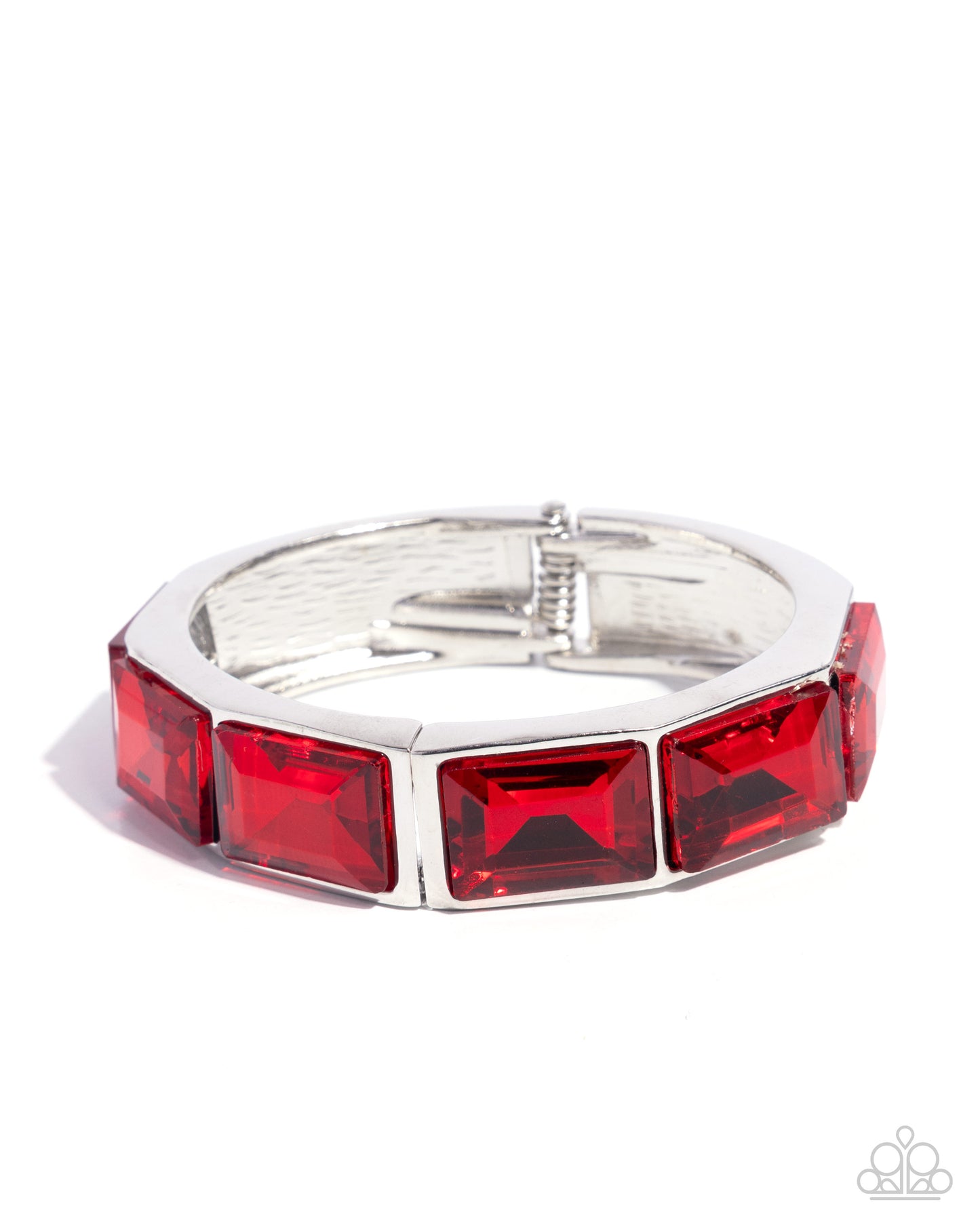 Faceted Freestyle - red - Paparazzi bracelet