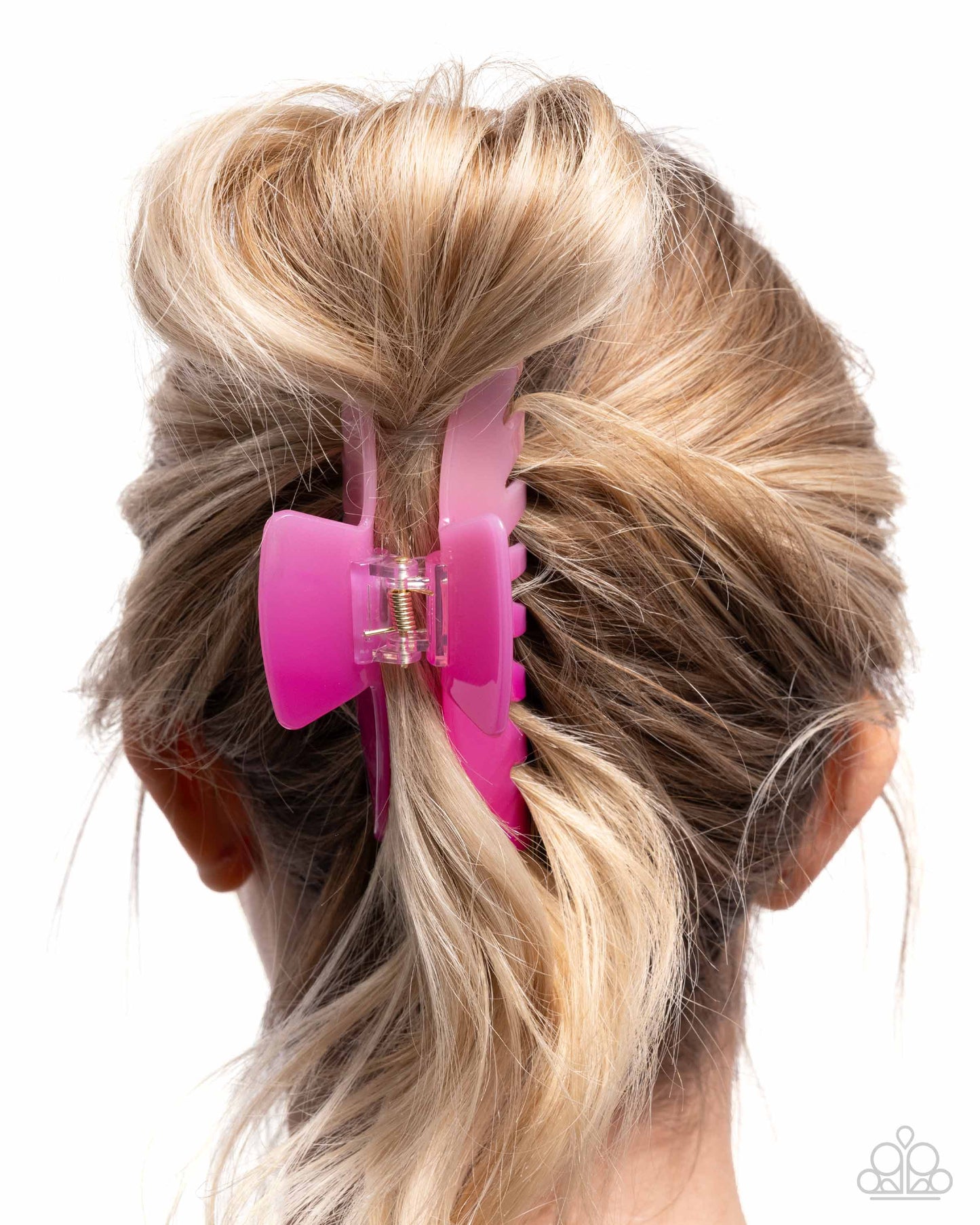 Faded Fantasy - pink - Paparazzi hair clip