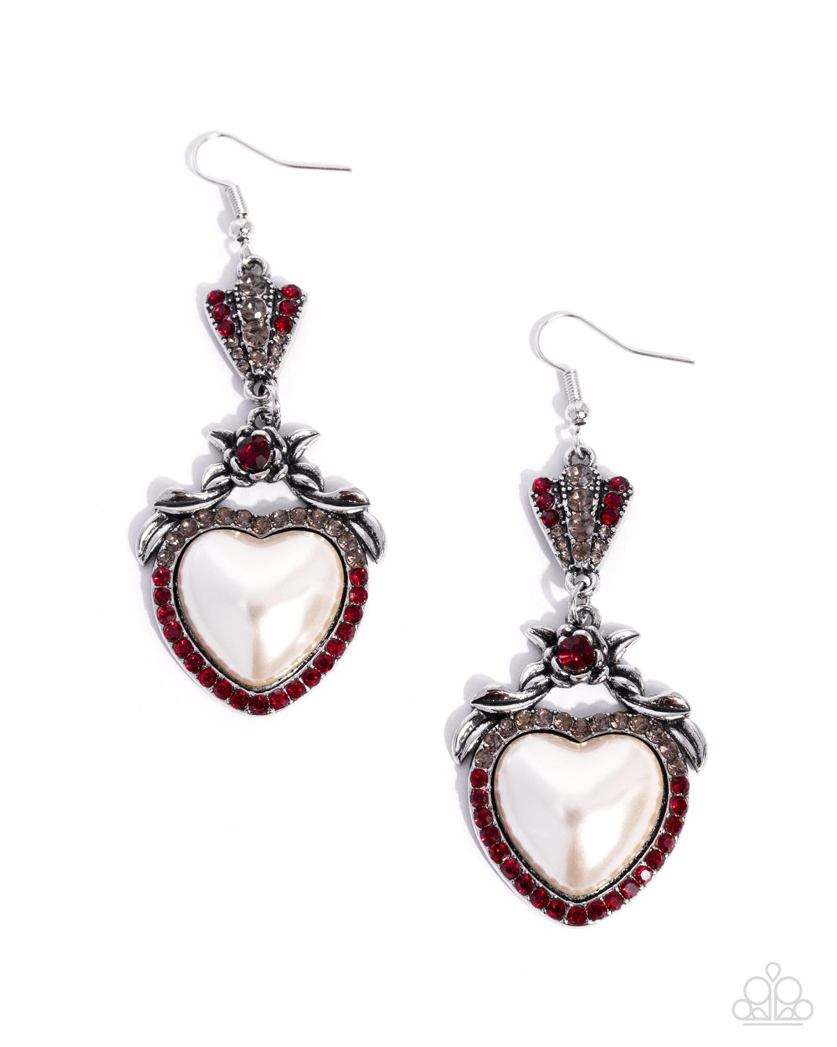 Fairytale Freedom - red - Paparazzi earrings