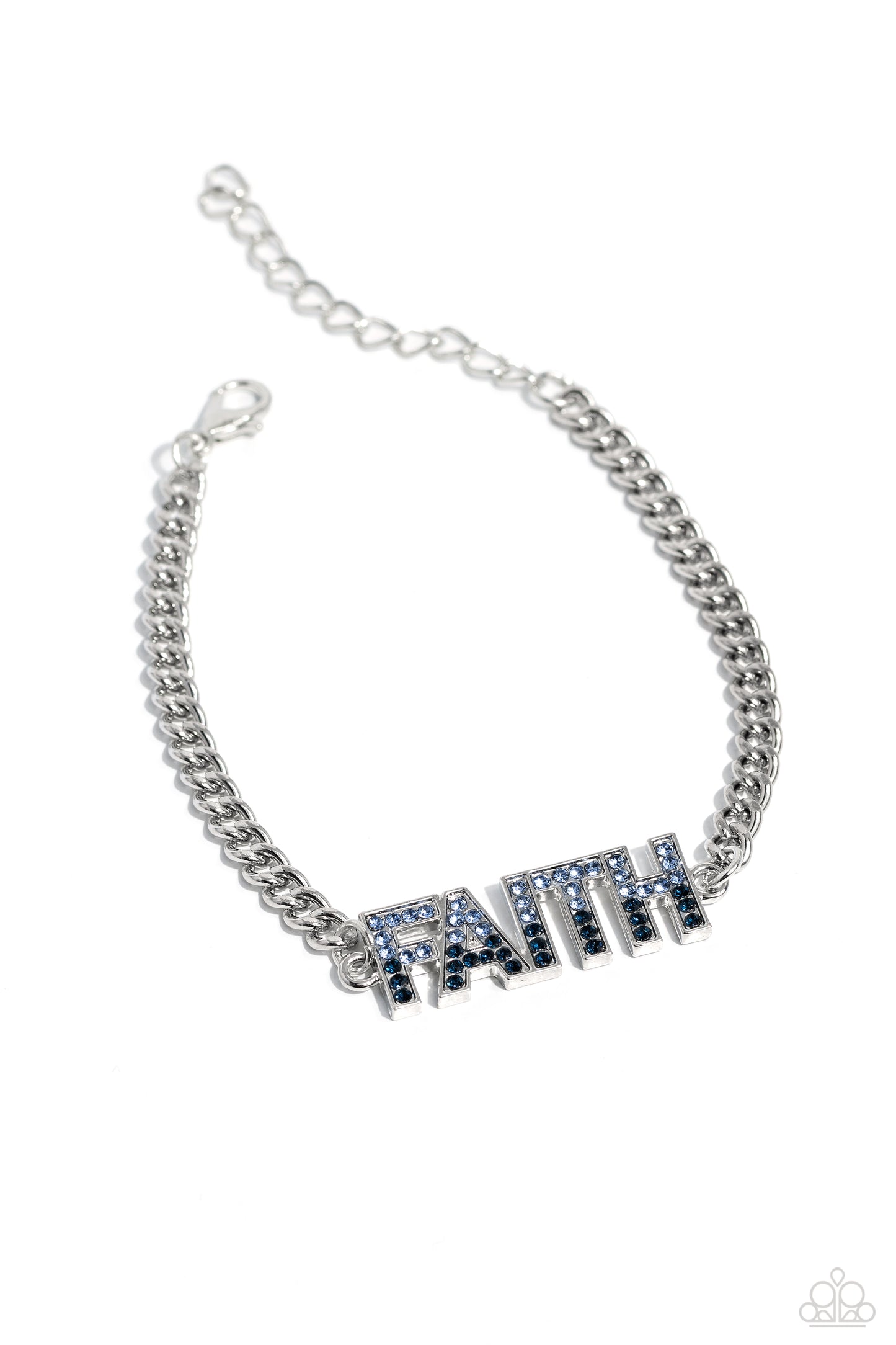 Faithful Finish - blue - Paparazzi bracelet