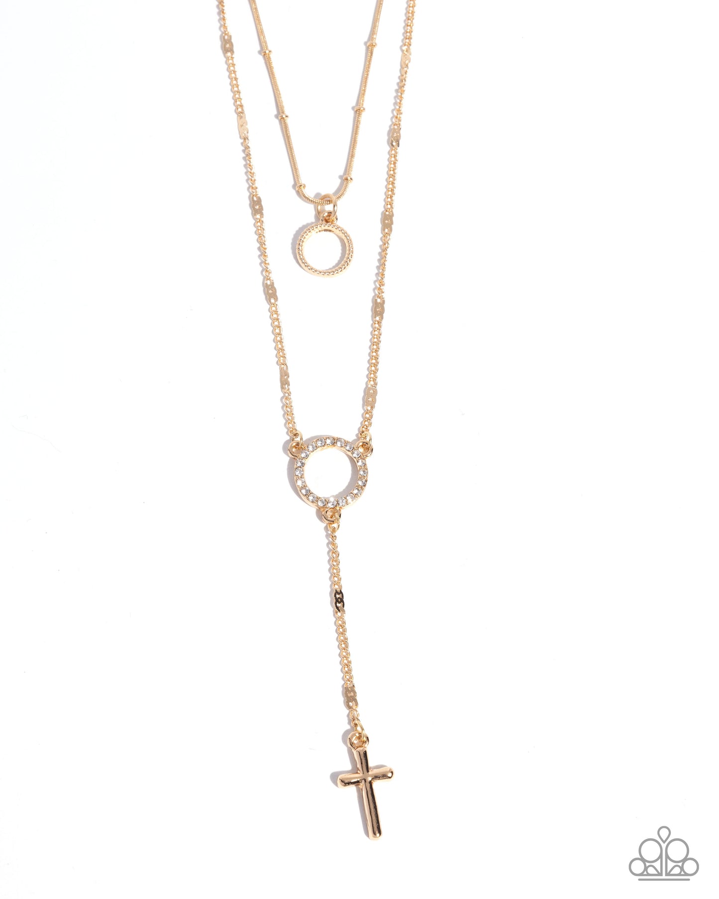 Faithfully Fierce - gold - Paparazzi necklace