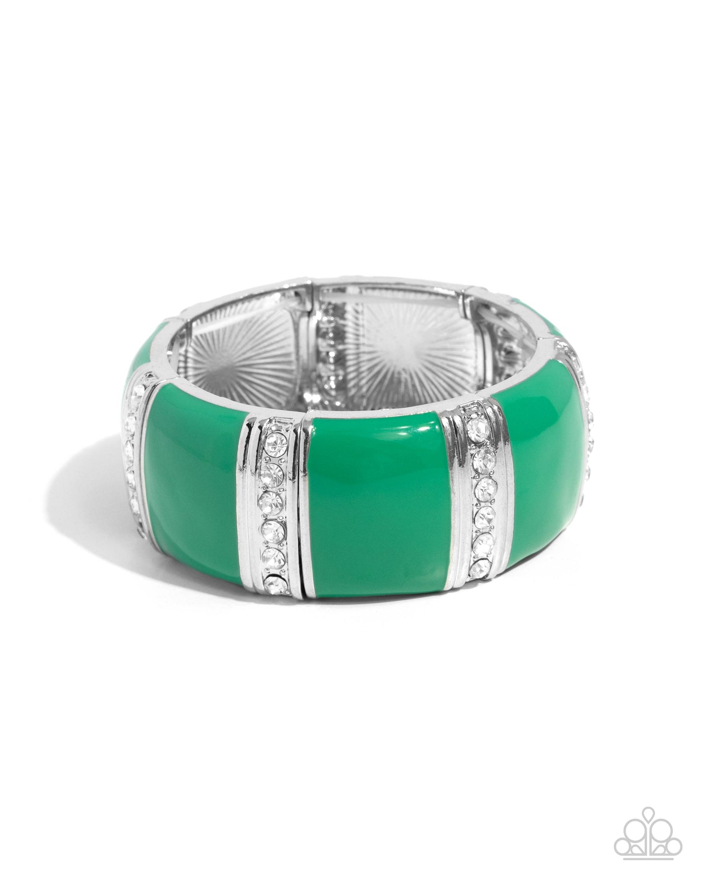 Fashionable Cameo - green - Paparazzi complete set