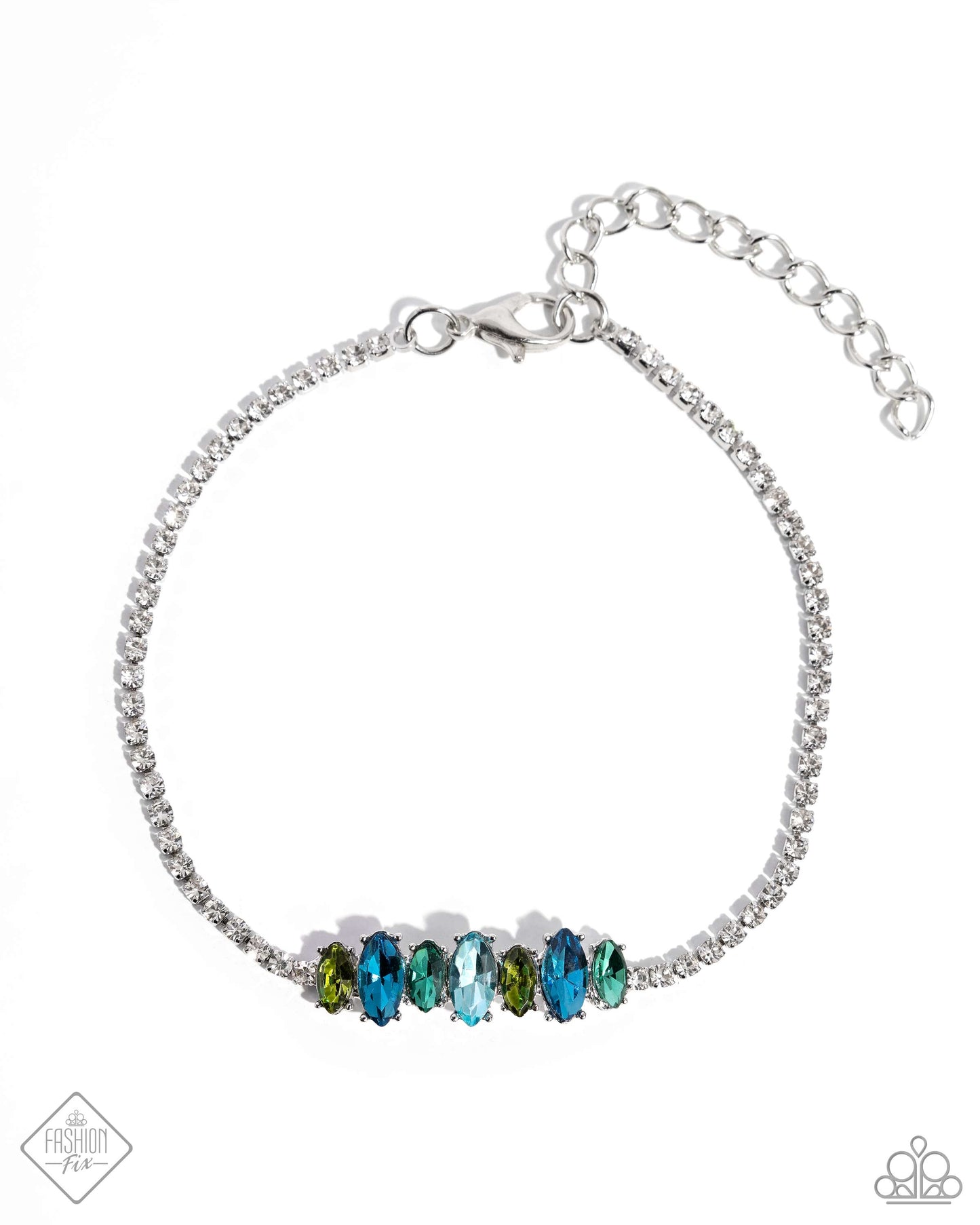Feminine Faith - blue - Paparazzi bracelet