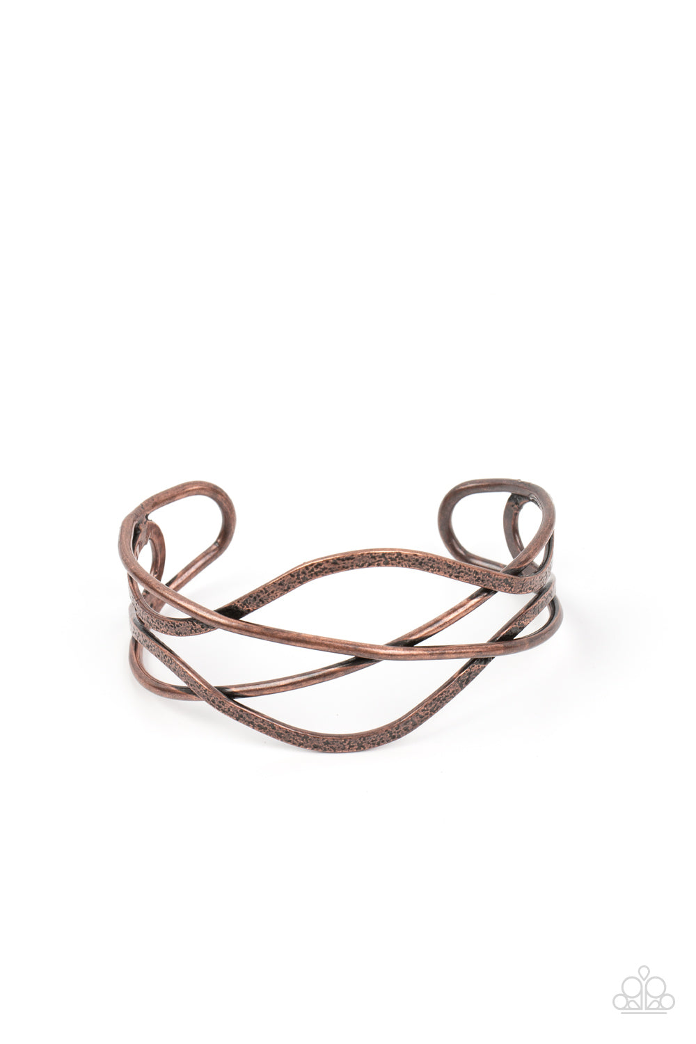Fierce Fusion - copper - Paparazzi bracelet