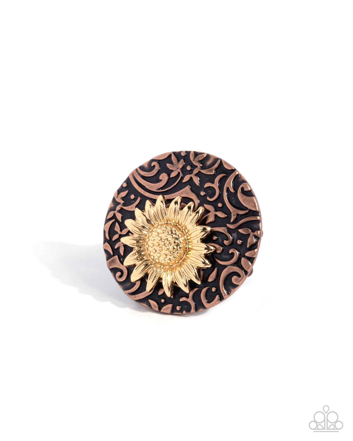 Filigree Fate - copper - Paparazzi ring