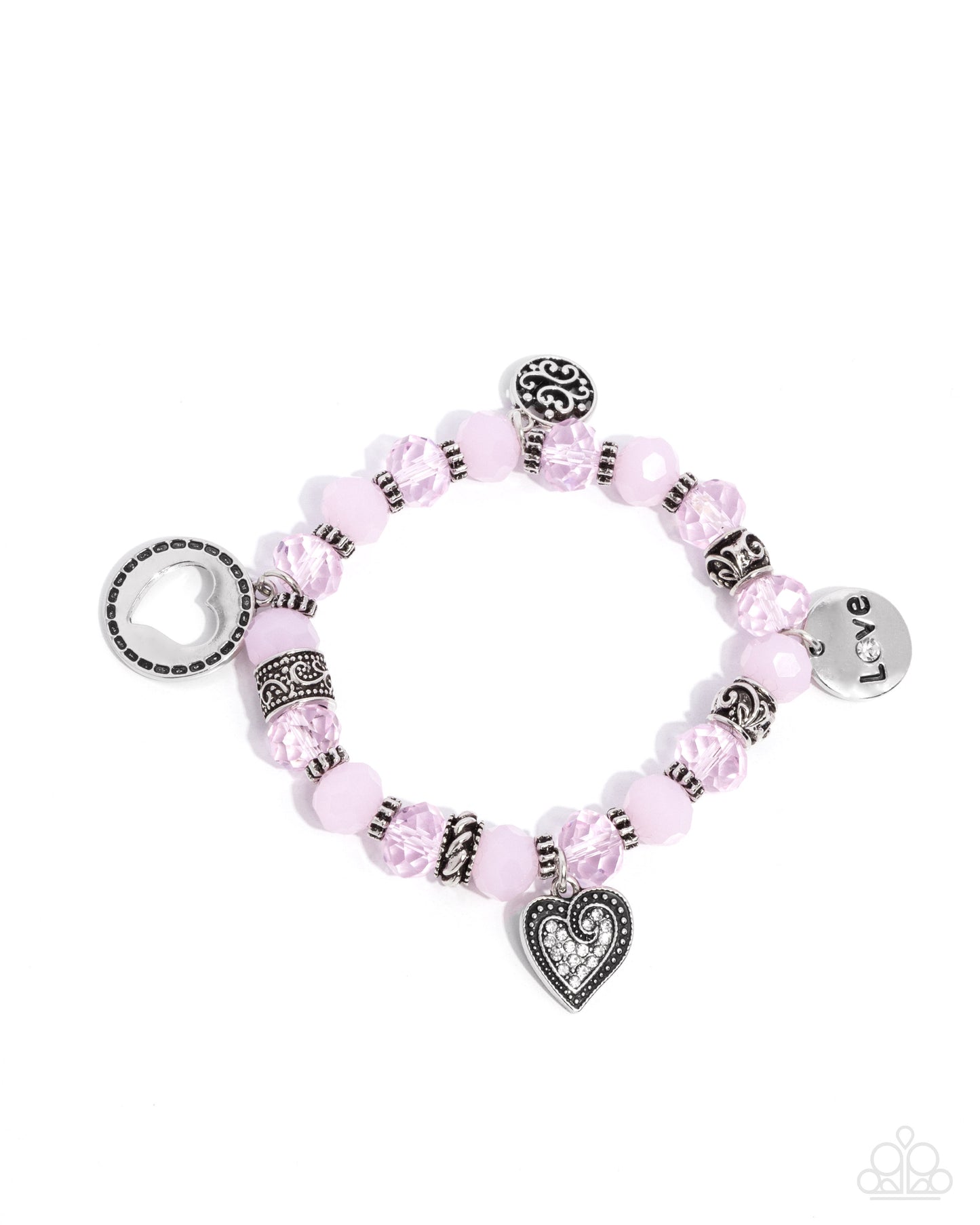 Filigree Finesse - pink - Paparazzi bracelet