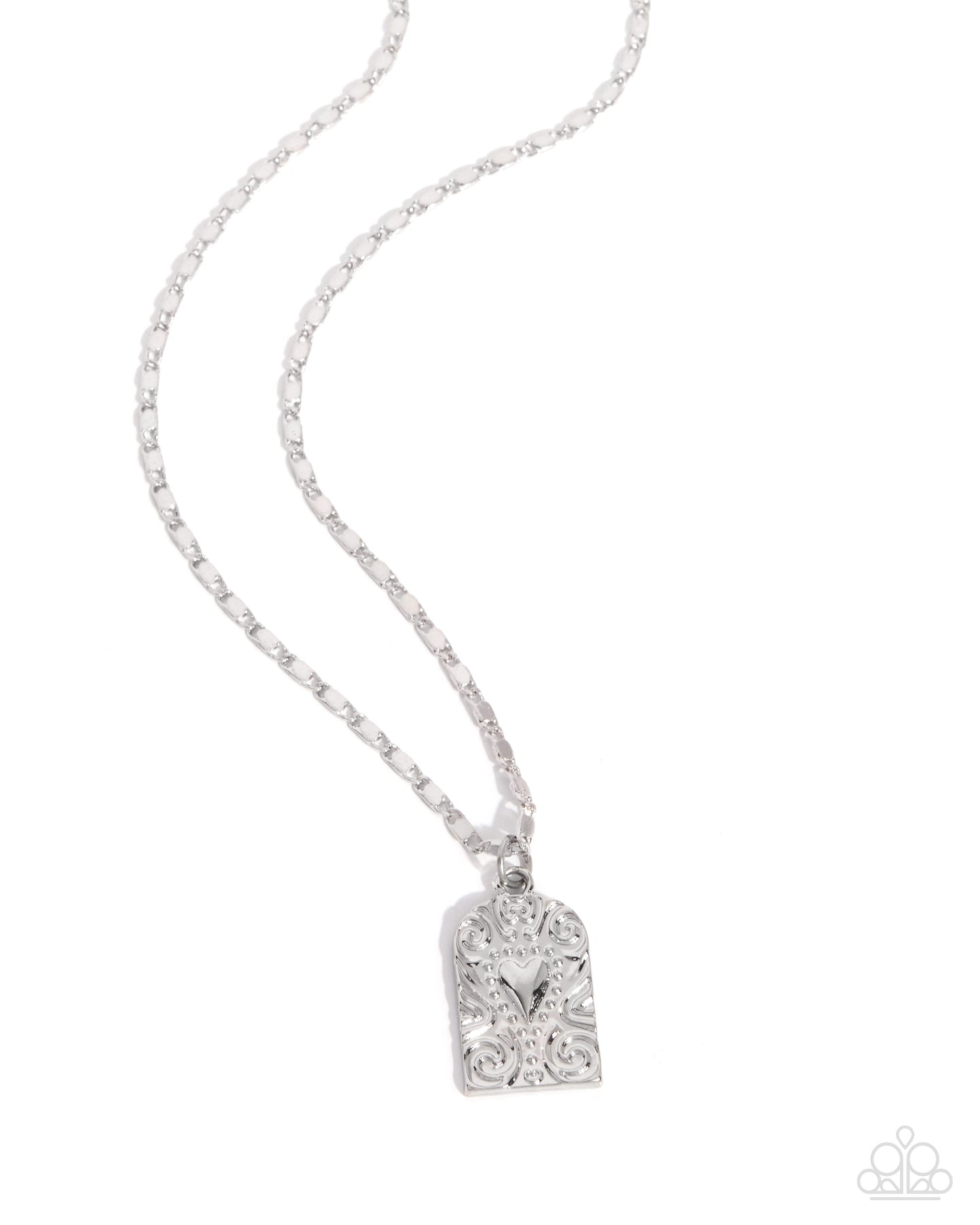 Fine Flirtation - silver - Paparazzi necklace