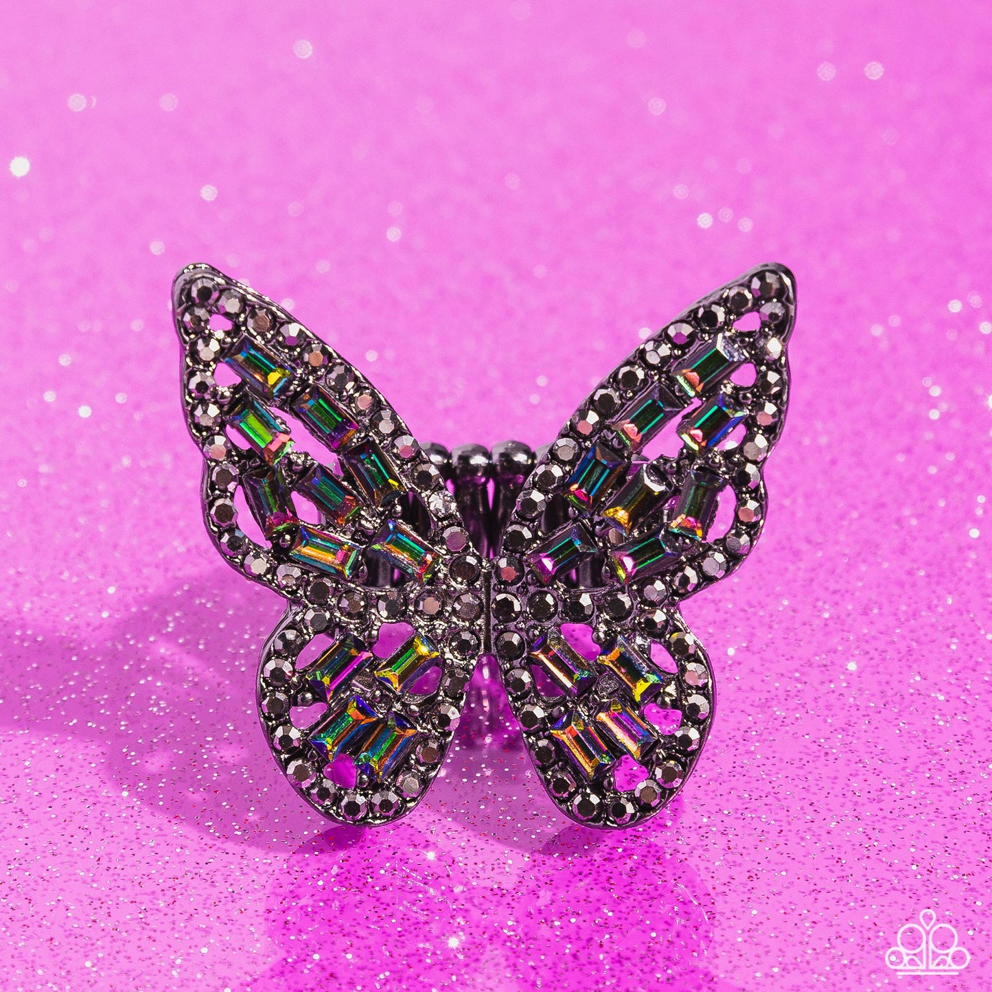 Flauntable Flutter - multi - Paparazzi ring