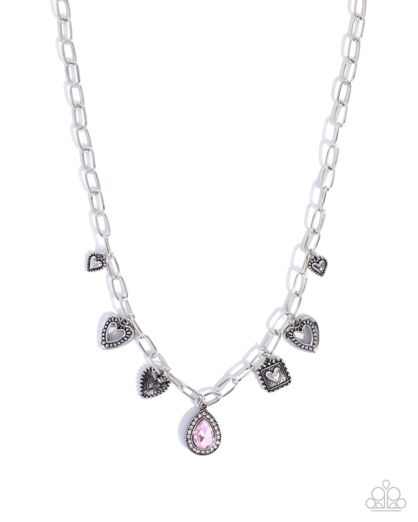 Flirtatious Framing - pink - Paparazzi necklace