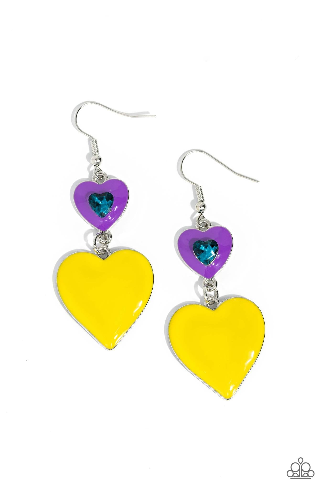 Flirting with Fashion - purple - Paparazzi earrings