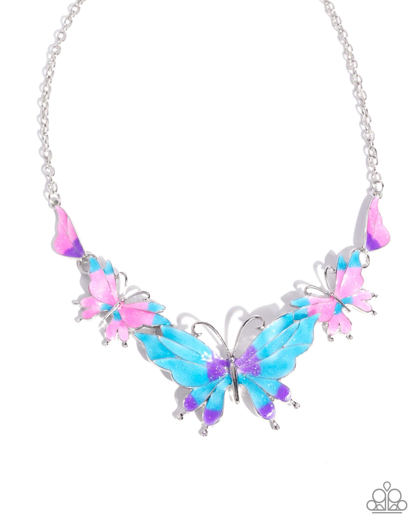 Floating Feature - multi - Paparazzi necklace