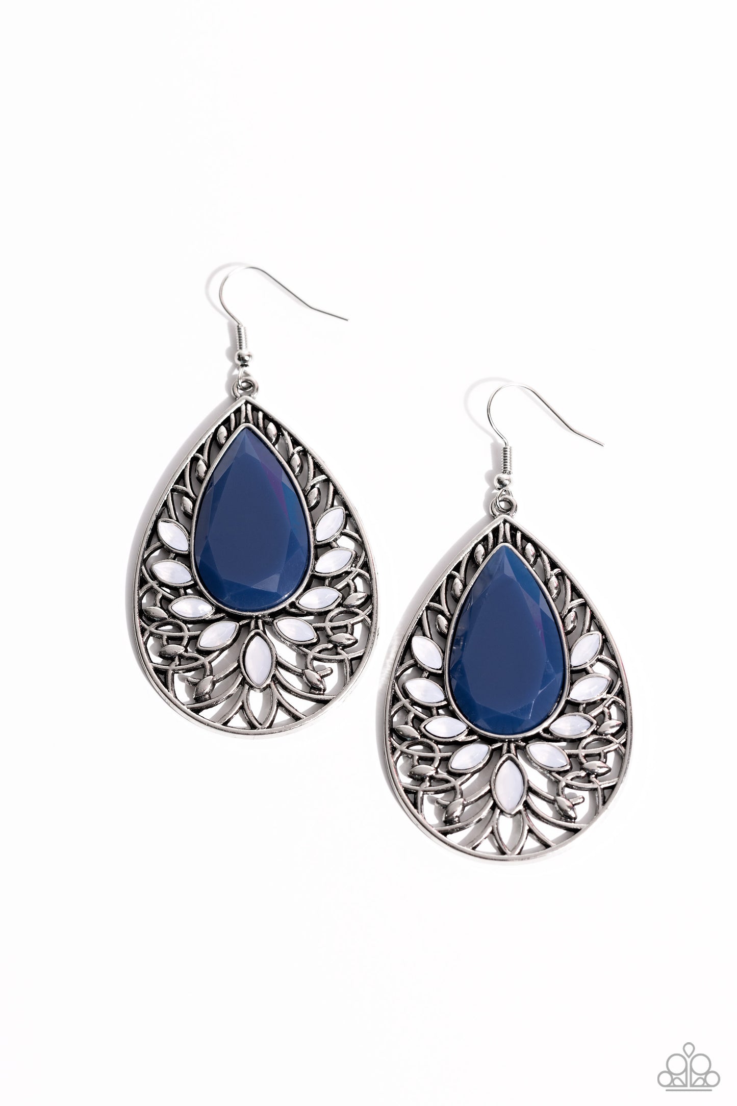 Floral Fairytale - blue - Paparazzi earrings