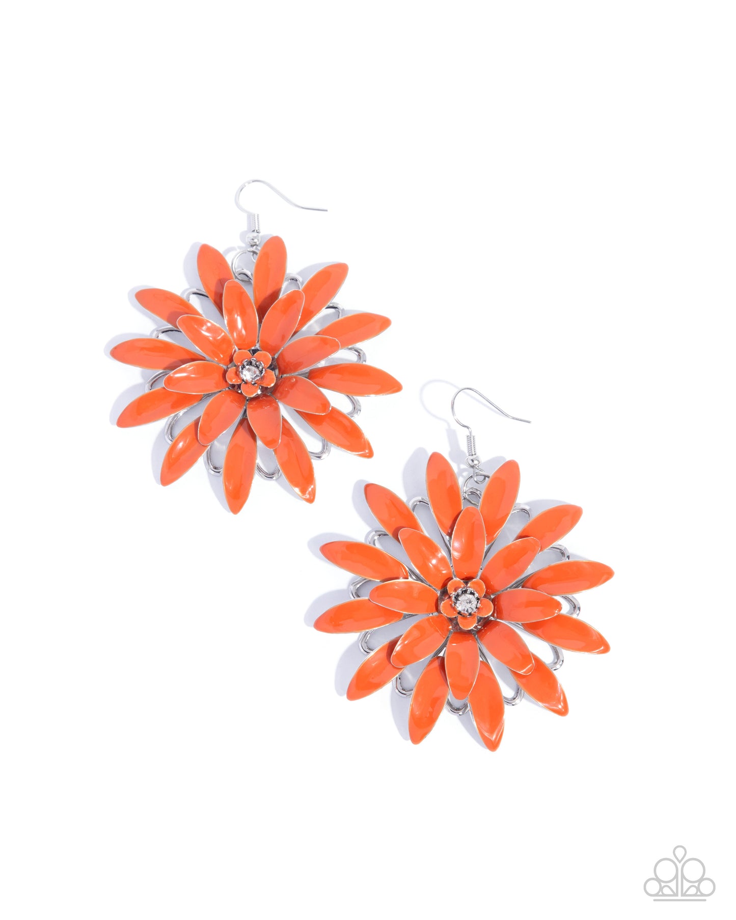 Floral Feeling - orange - Paparazzi earrings