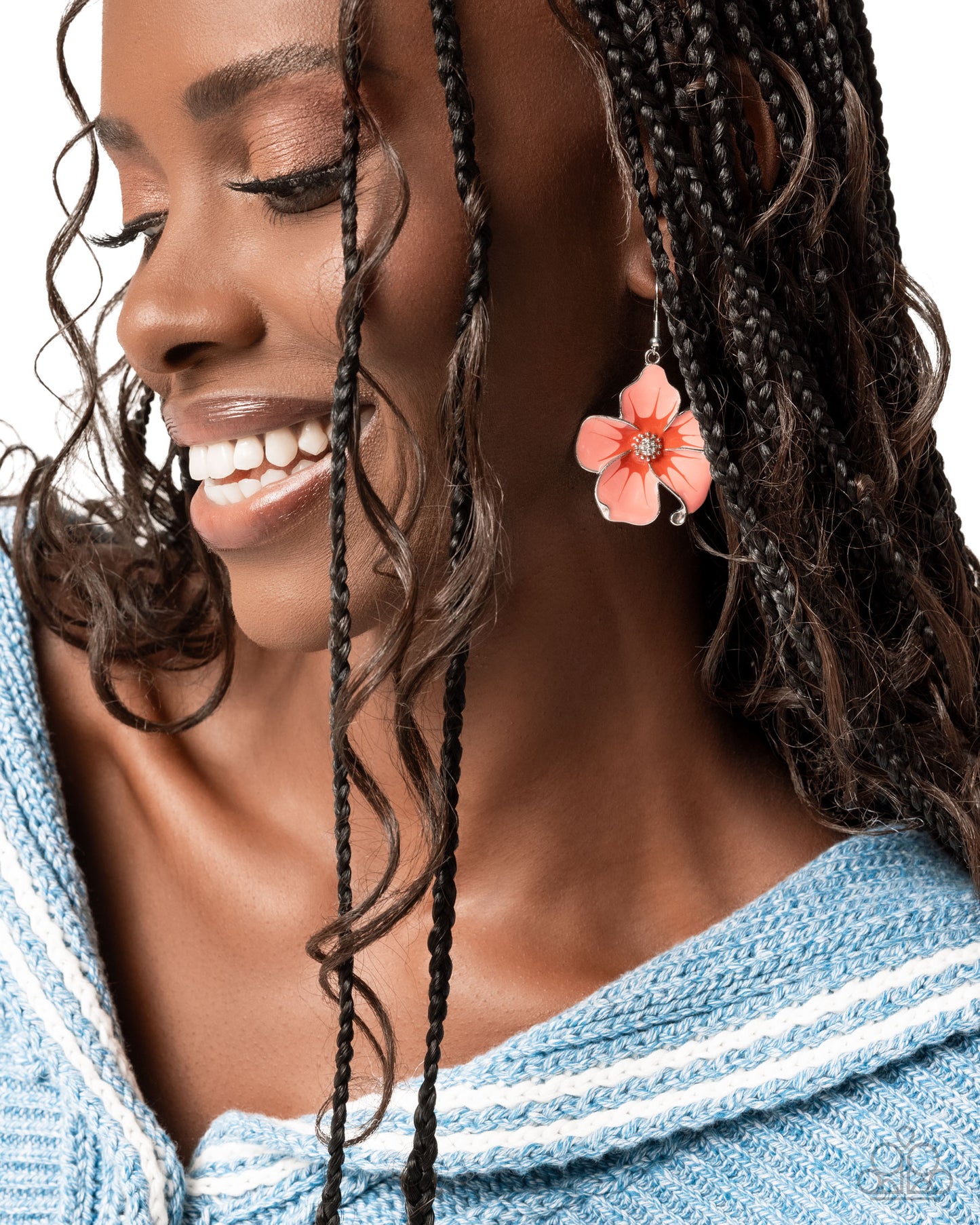 Floral Flavor - orange - Paparazzi earrings