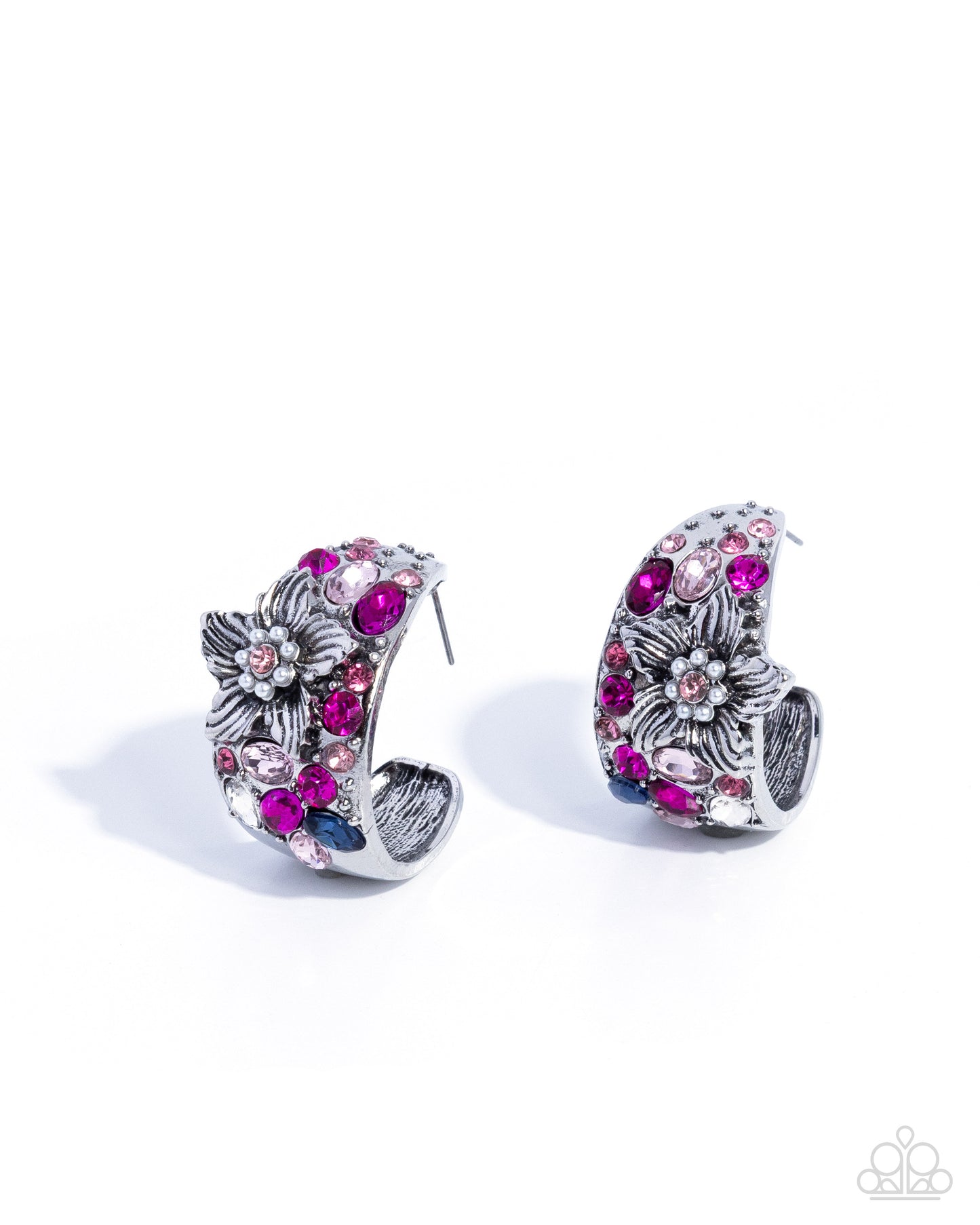 Floral Flight - pink - Paparazzi earrings