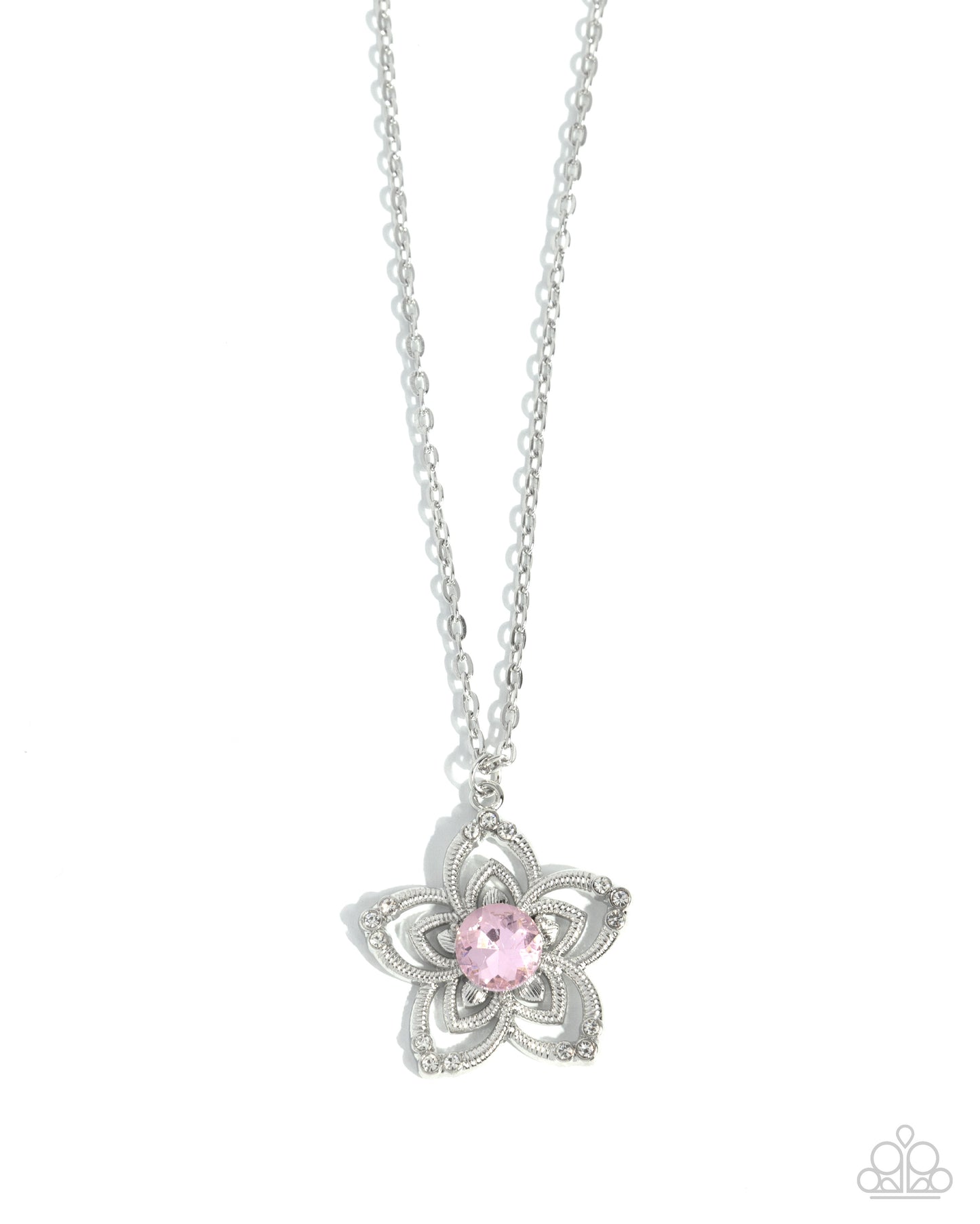 Floral Flow - pink - Paparazzi necklace