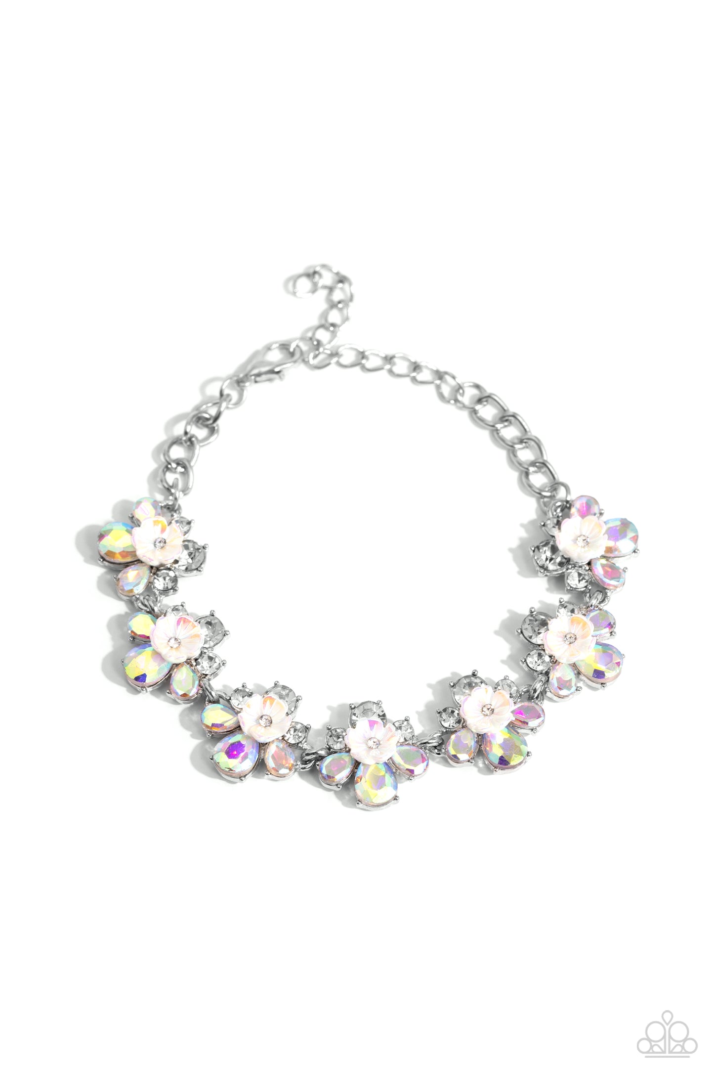 Floral Frenzy - white - Paparazzi bracelet